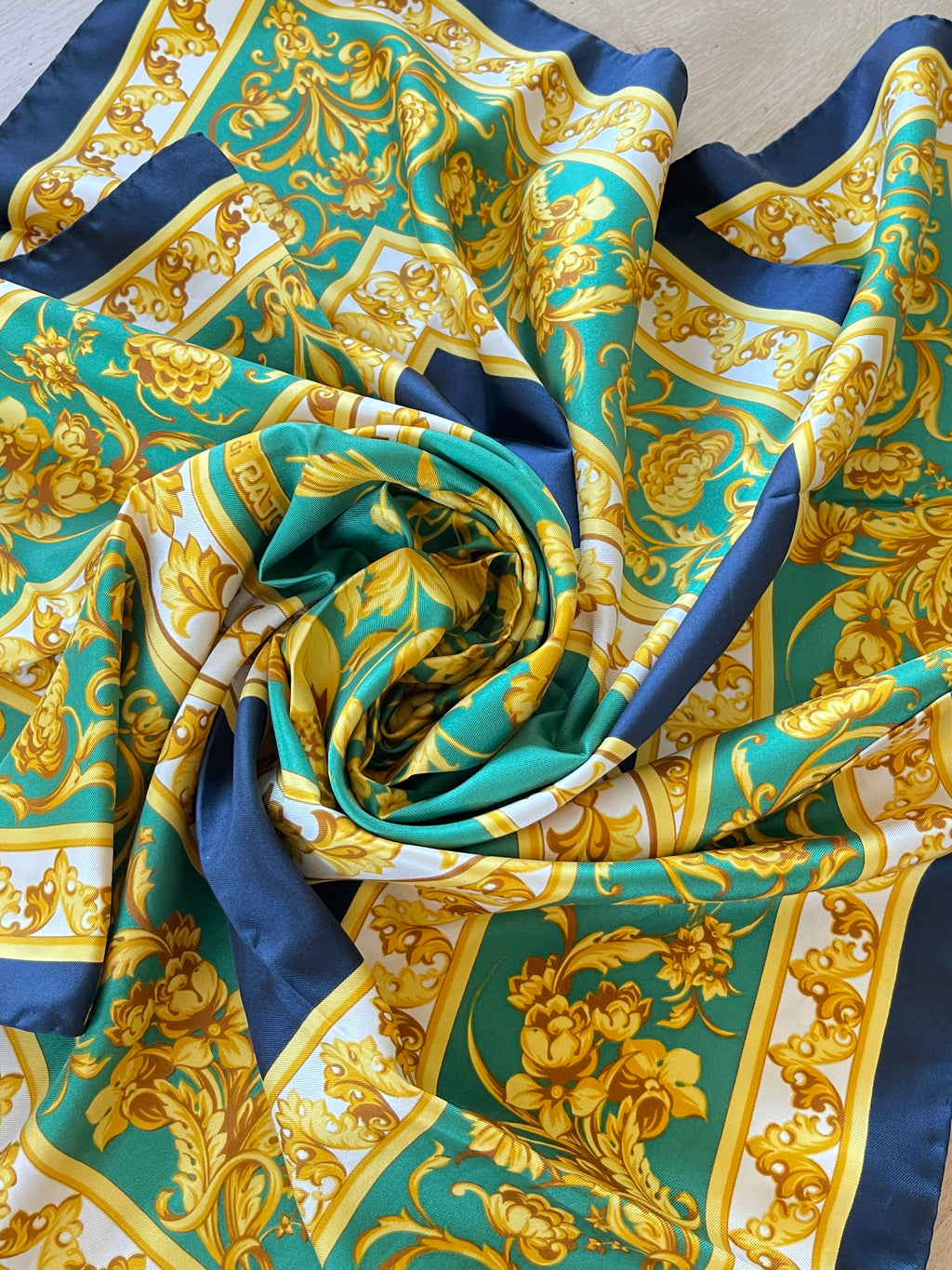R DI RATTI foulard scarf schal sjaal seide soie silk
