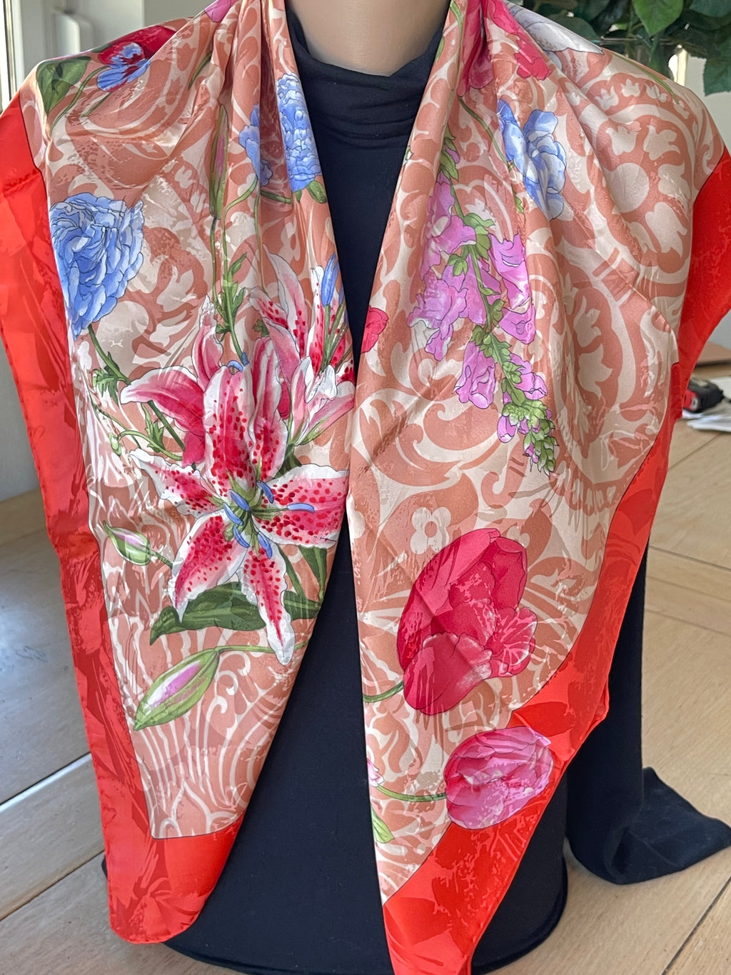 ERRE foulard schal scarf seide soie silk carré