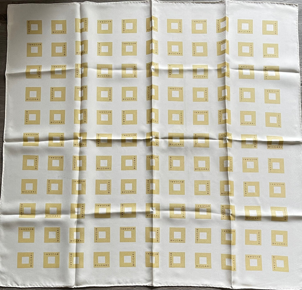 BULGARI scarf carré foulard schal seide soie silk