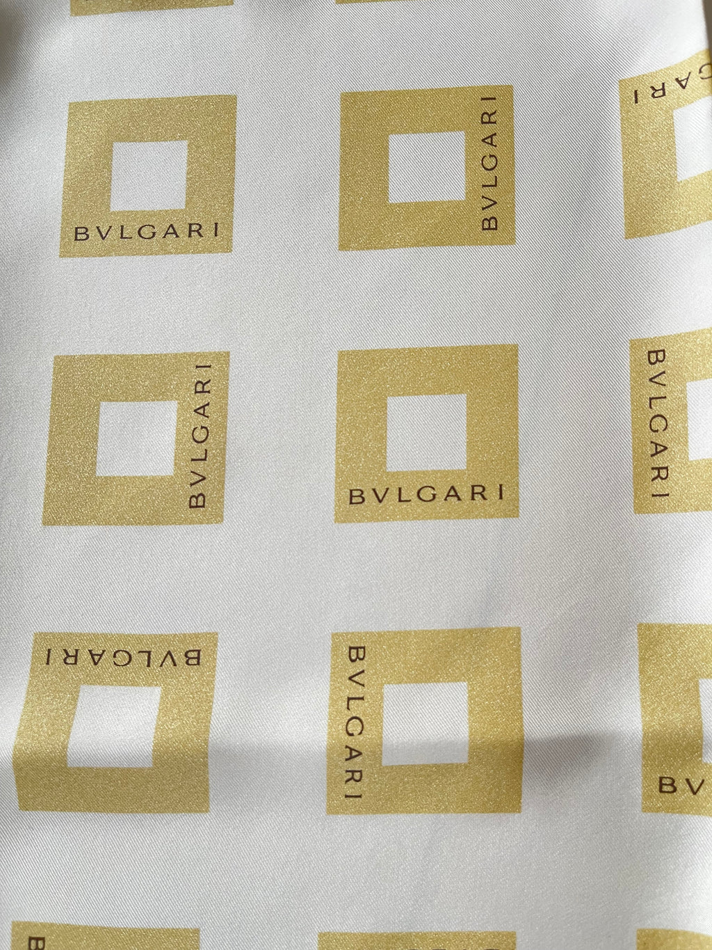 BULGARI scarf carré foulard schal seide soie silk