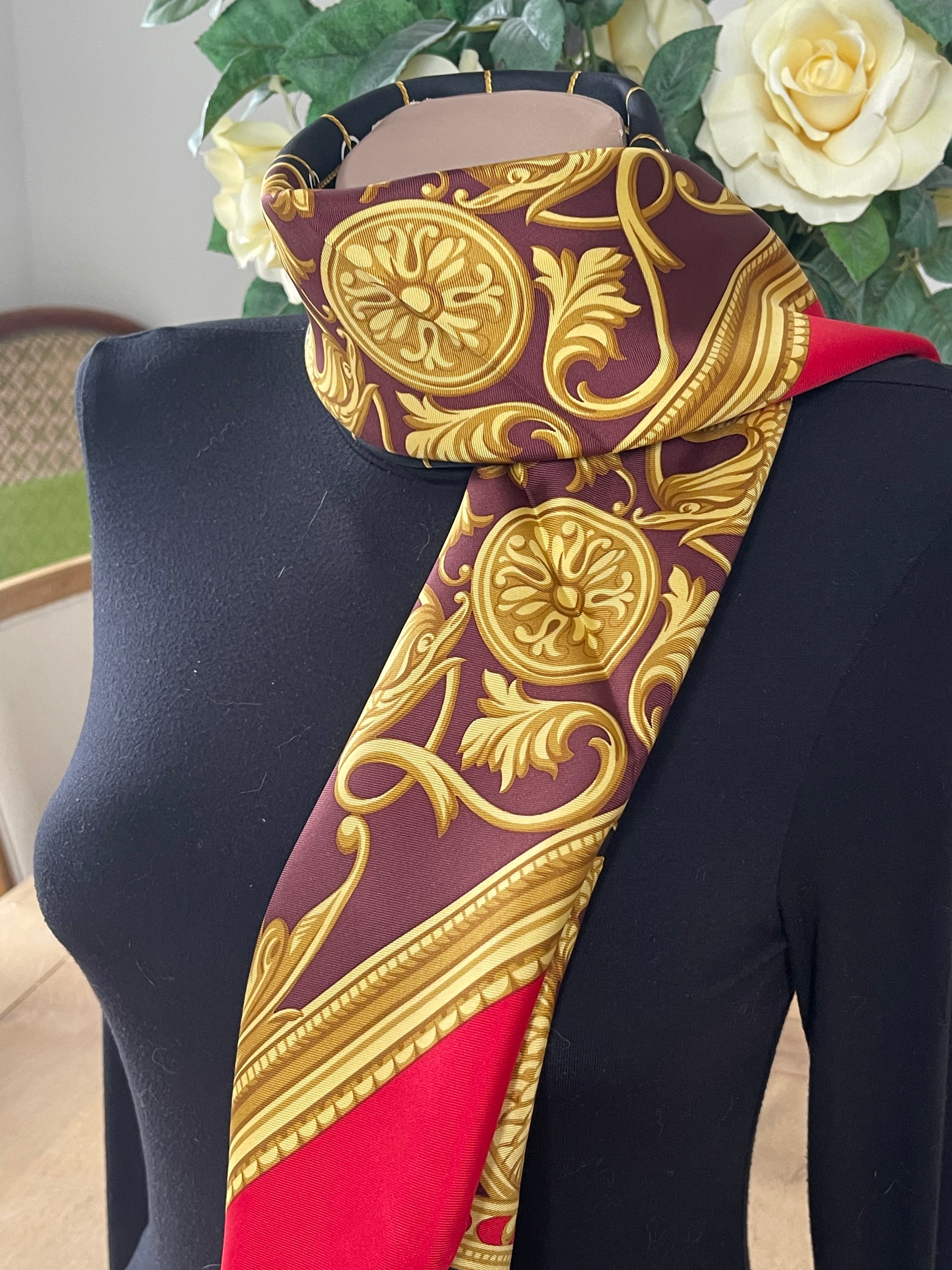 DANIEL LA FORET foulard schal scarf seide soie silk