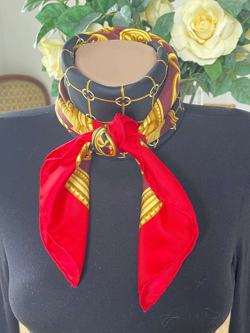 DANIEL LA FORET foulard schal scarf seide soie silk