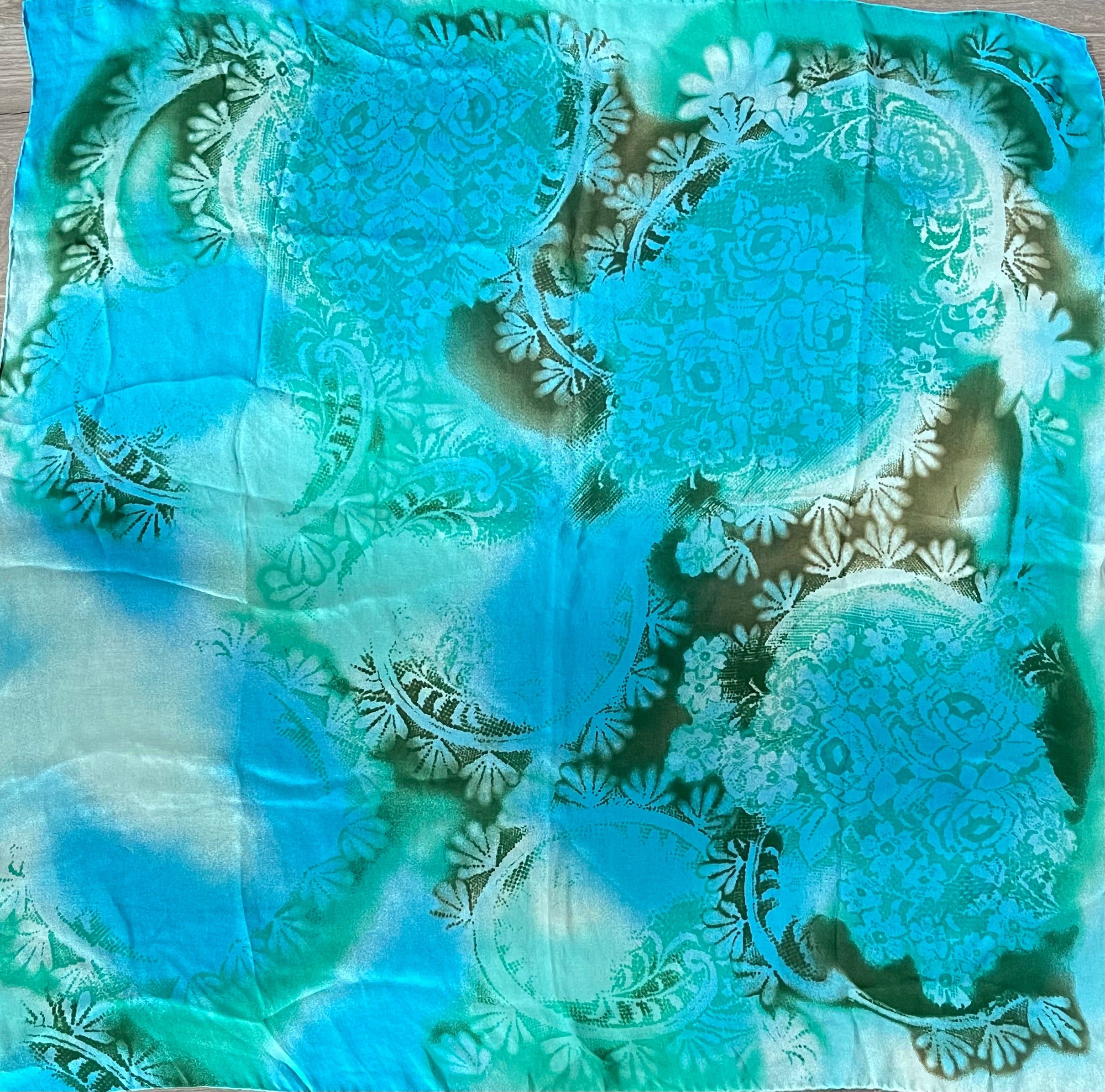 Ungaro foulard scarf schal carré soie seide silk