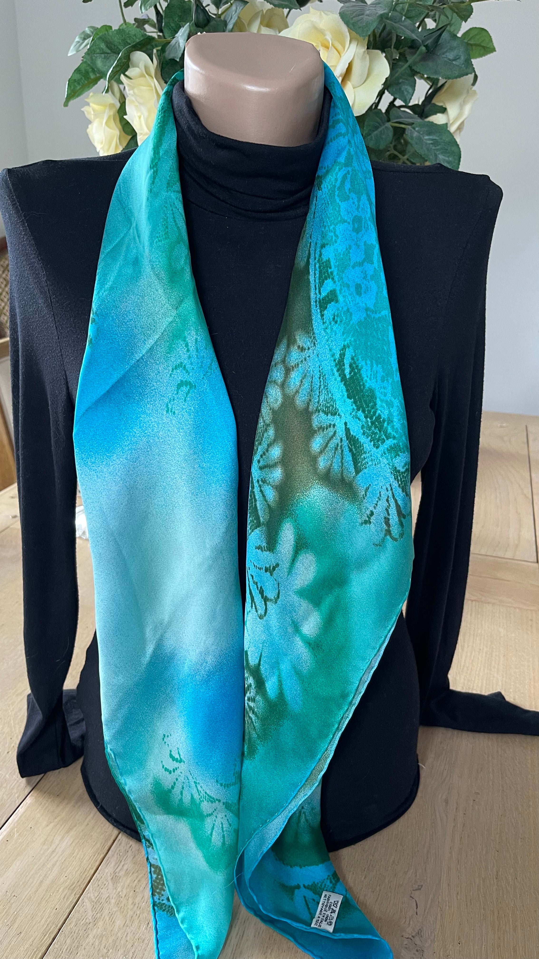 Ungaro foulard scarf schal carré soie seide silk