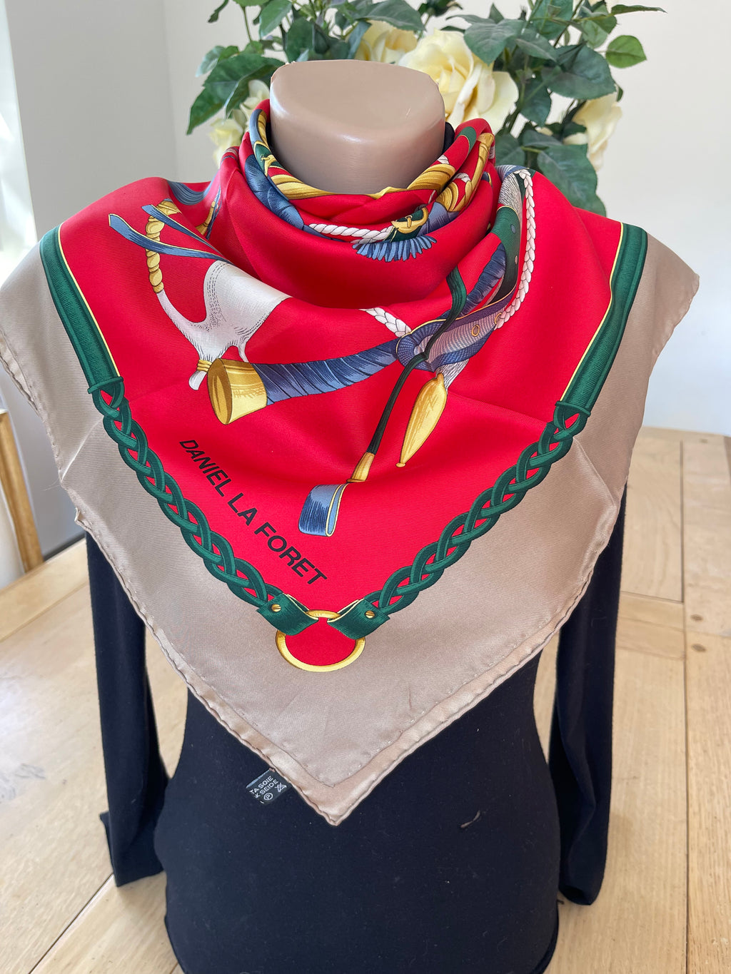 La Daniel Foret carré foulard schal sjaal seide soie silk