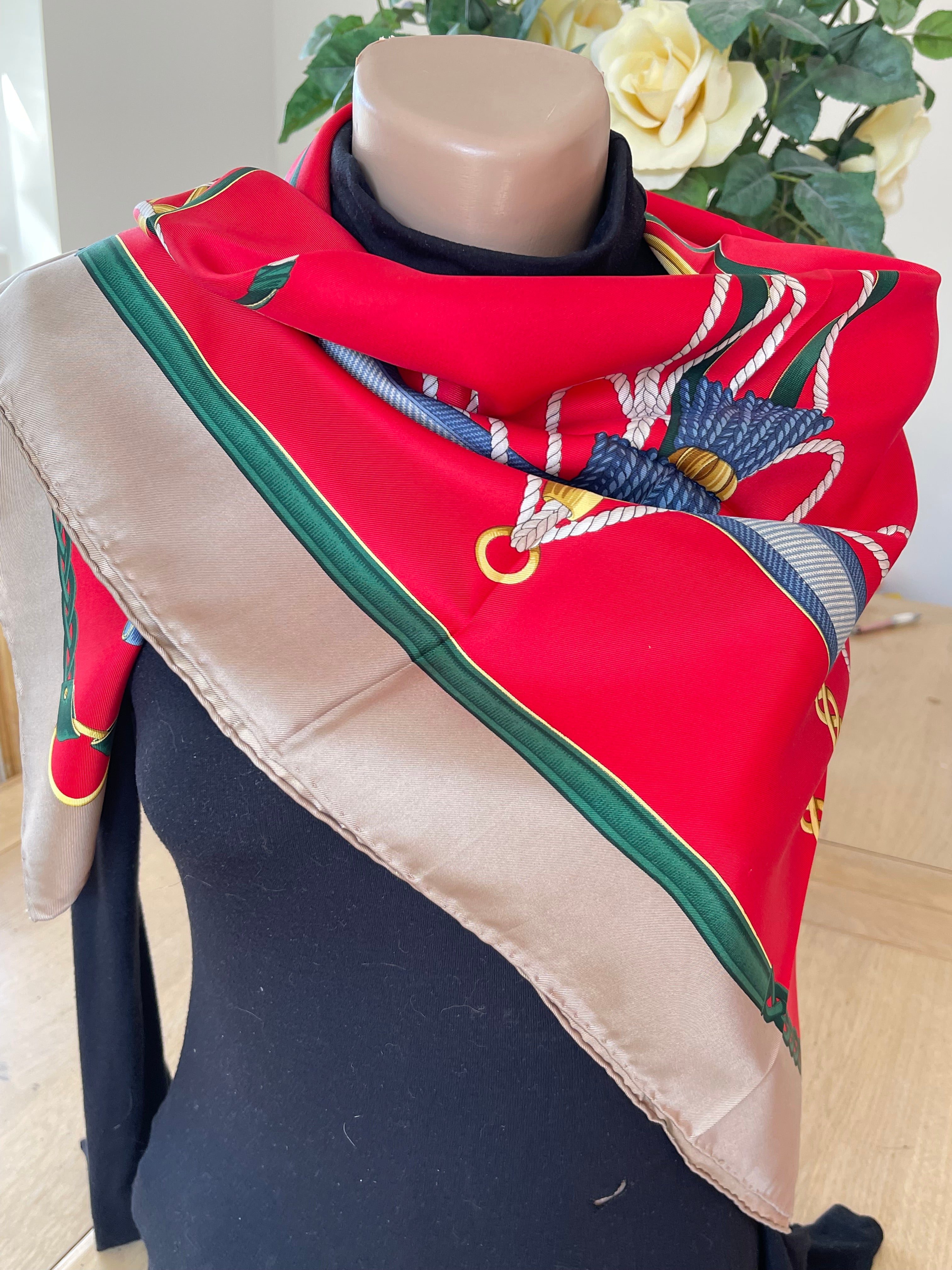 La Daniel Foret carré foulard schal sjaal seide soie silk