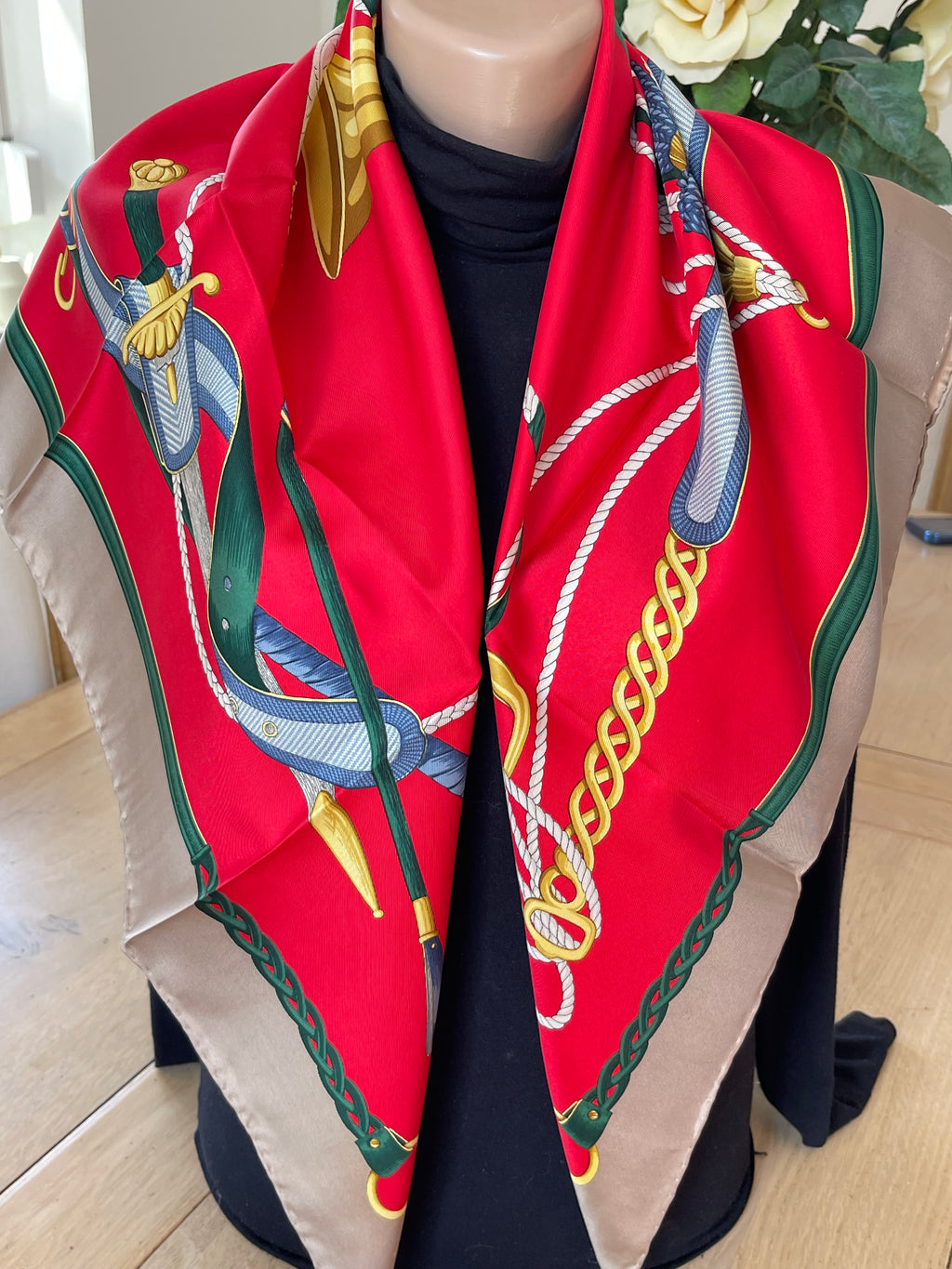 La Daniel Foret carré foulard schal sjaal seide soie silk