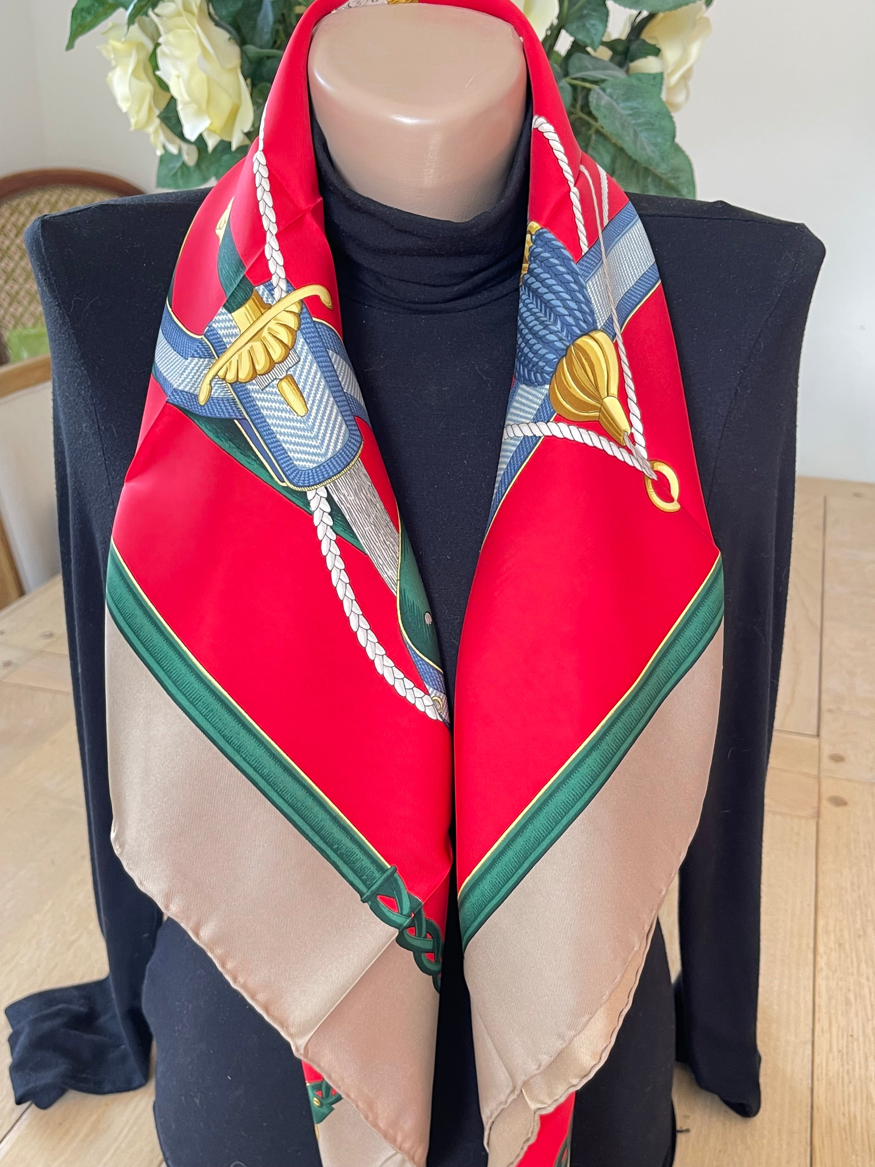 La Daniel Foret carré foulard schal sjaal seide soie silk