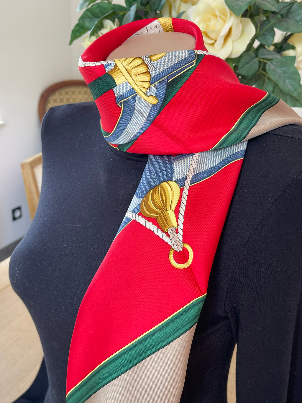 La Daniel Foret carré foulard schal sjaal seide soie silk