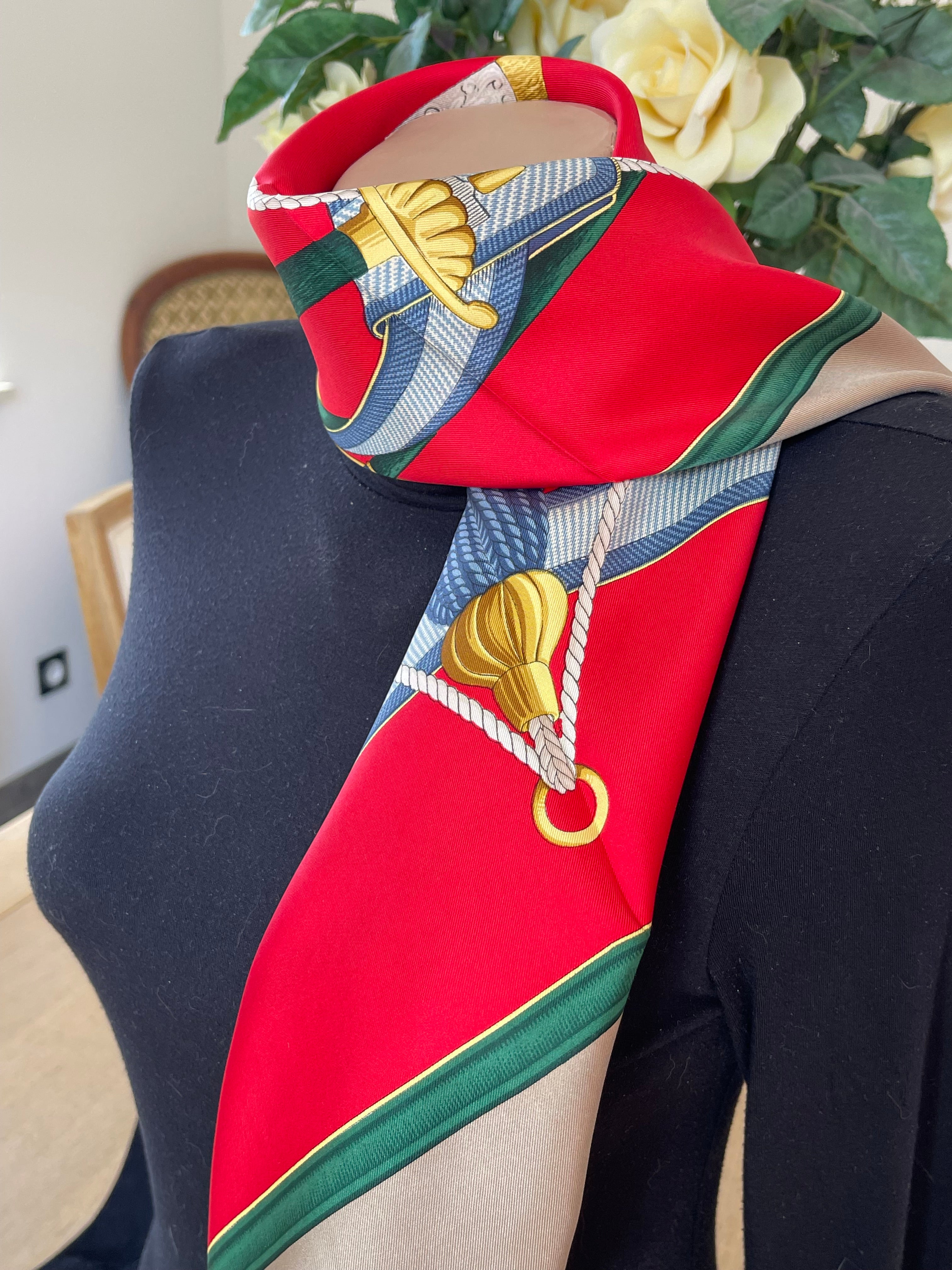 La Daniel Foret carré foulard schal sjaal seide soie silk