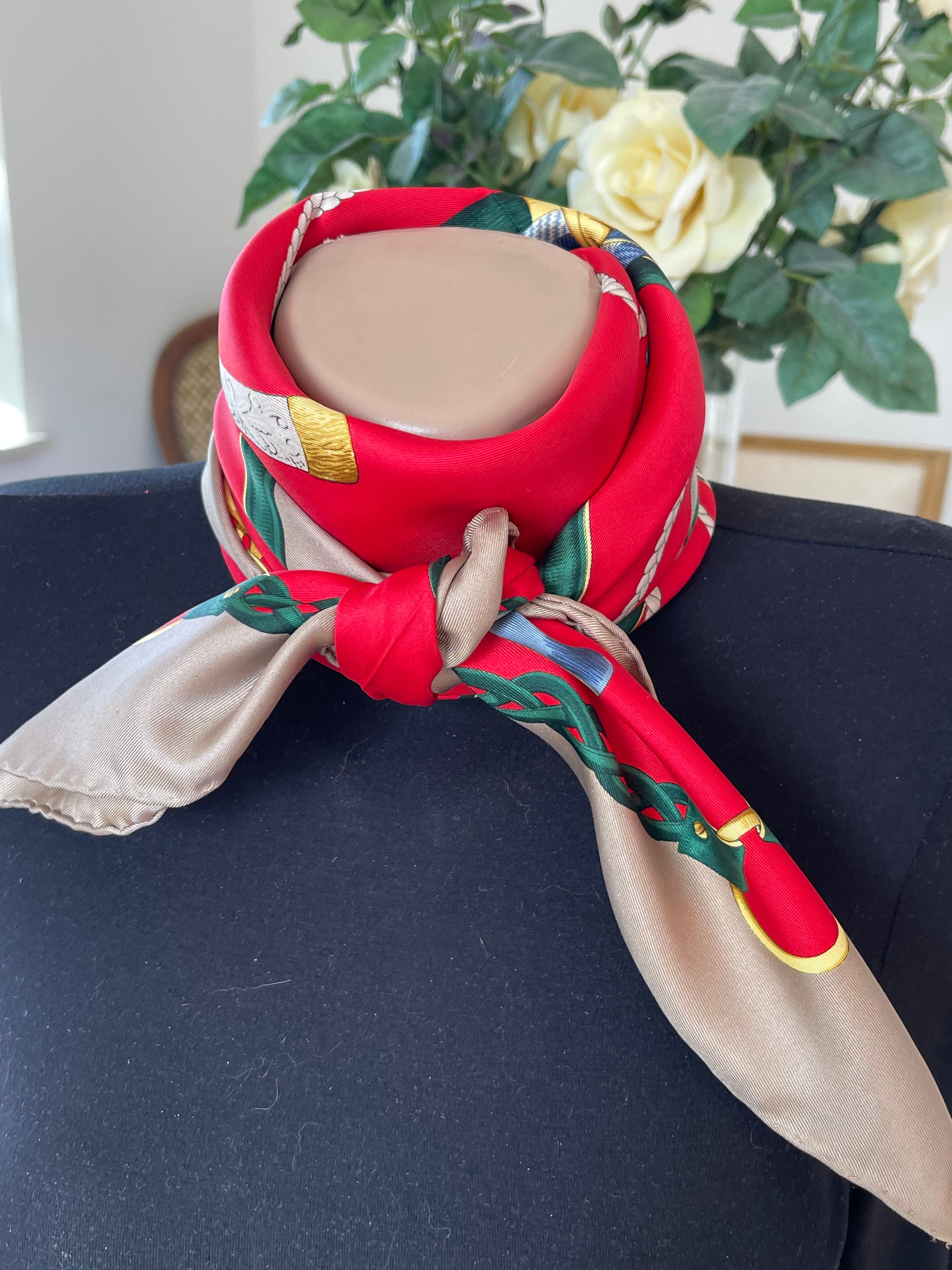 La Daniel Foret carré foulard schal sjaal seide soie silk
