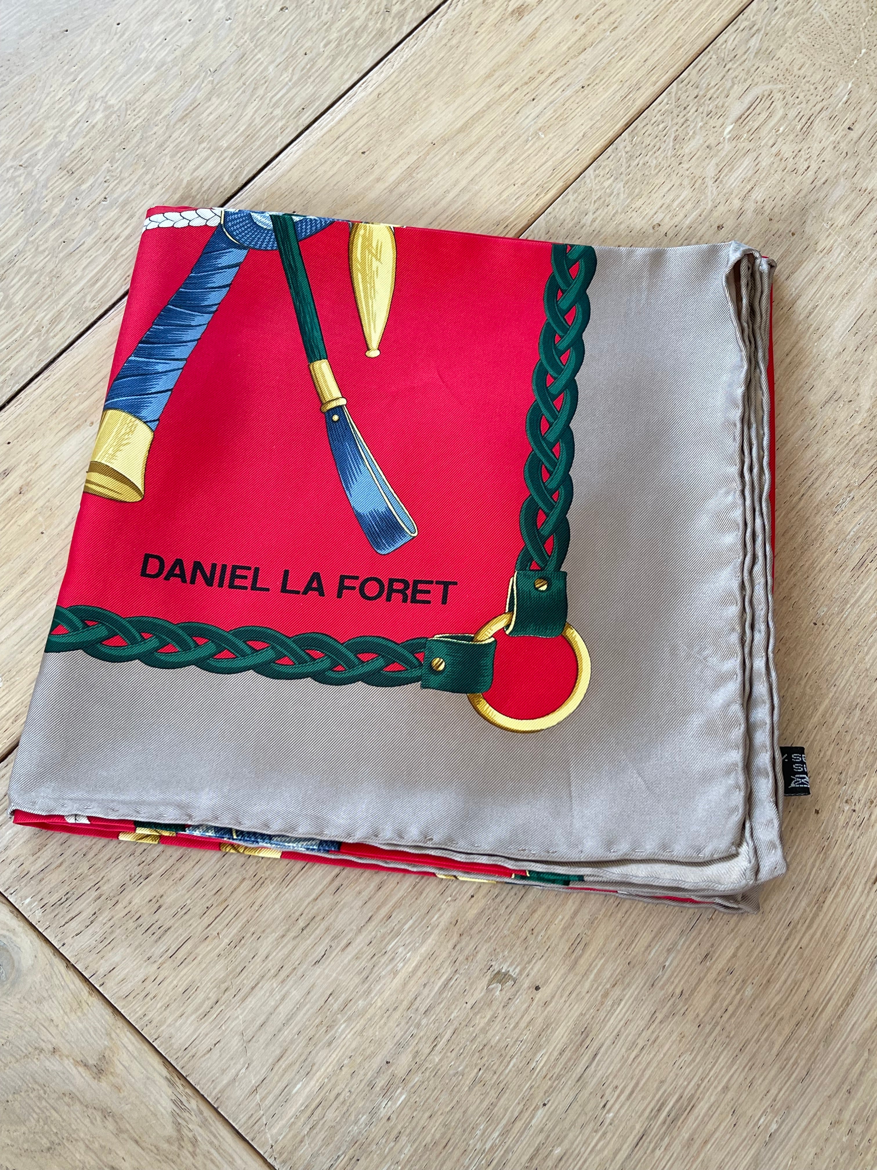 La Daniel Foret carré foulard schal sjaal seide soie silk