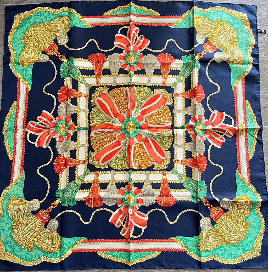R DI RATTI foulard carré schal sjaal seide soie silk