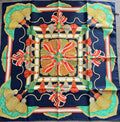 R DI RATTI foulard carré schal sjaal seide soie silk