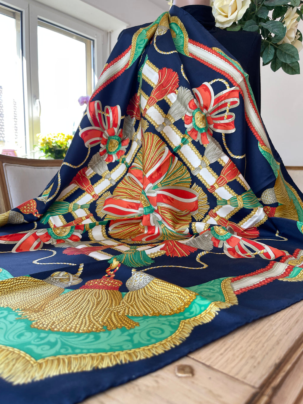 R DI RATTI foulard carré schal sjaal seide soie silk