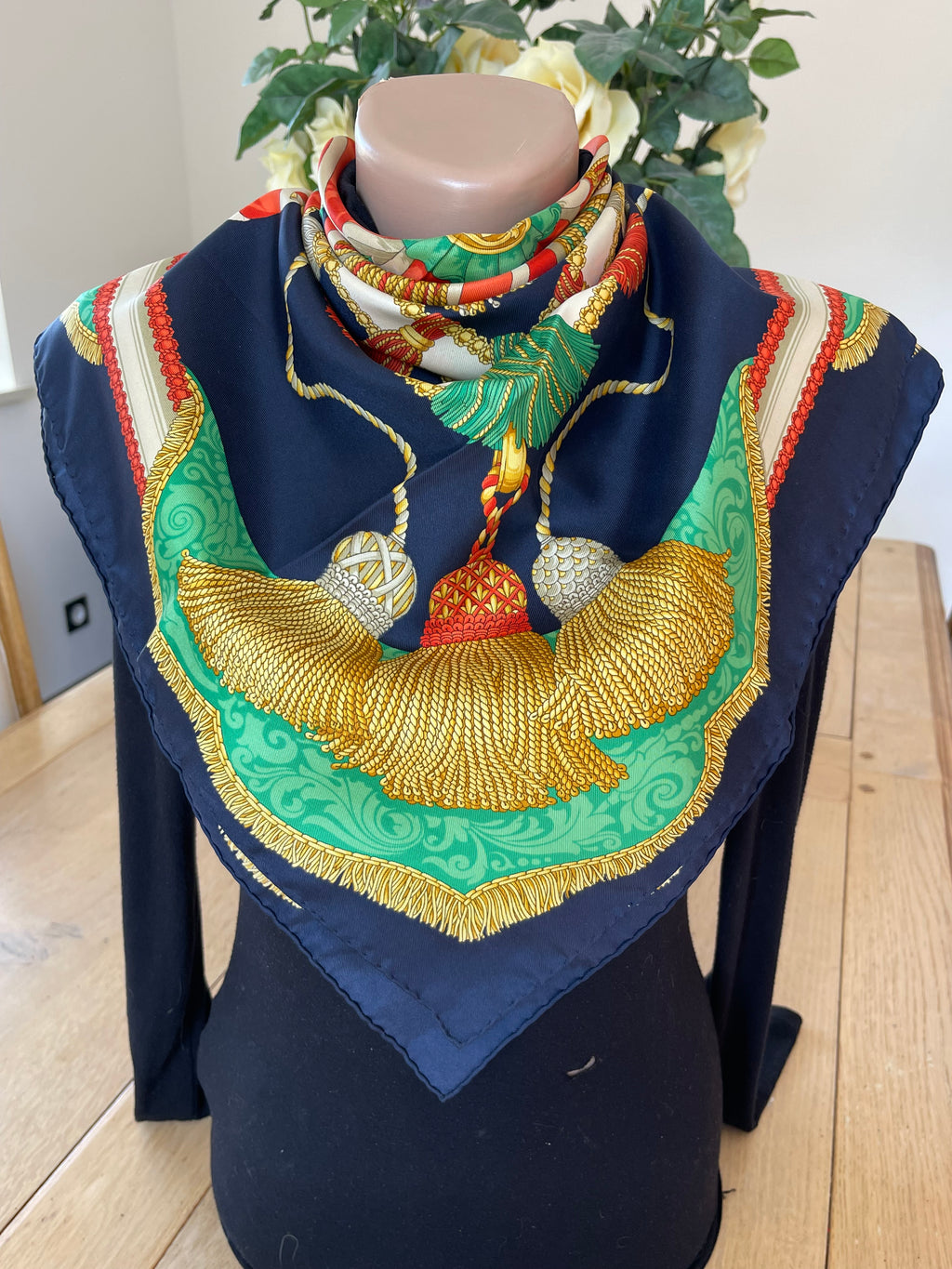 R DI RATTI foulard carré schal sjaal seide soie silk