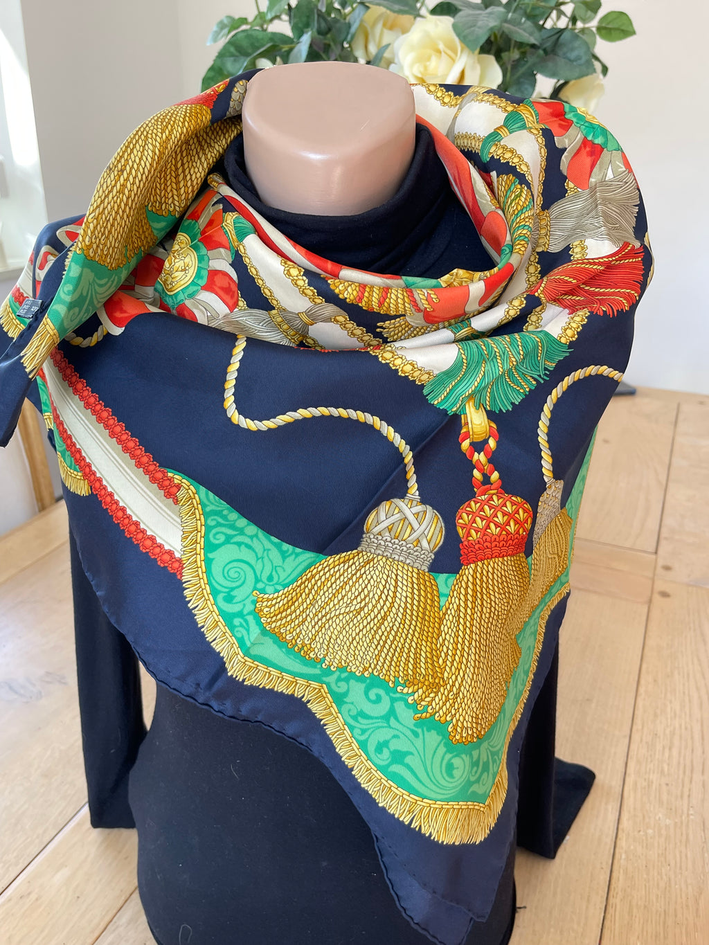 R DI RATTI foulard carré schal sjaal seide soie silk
