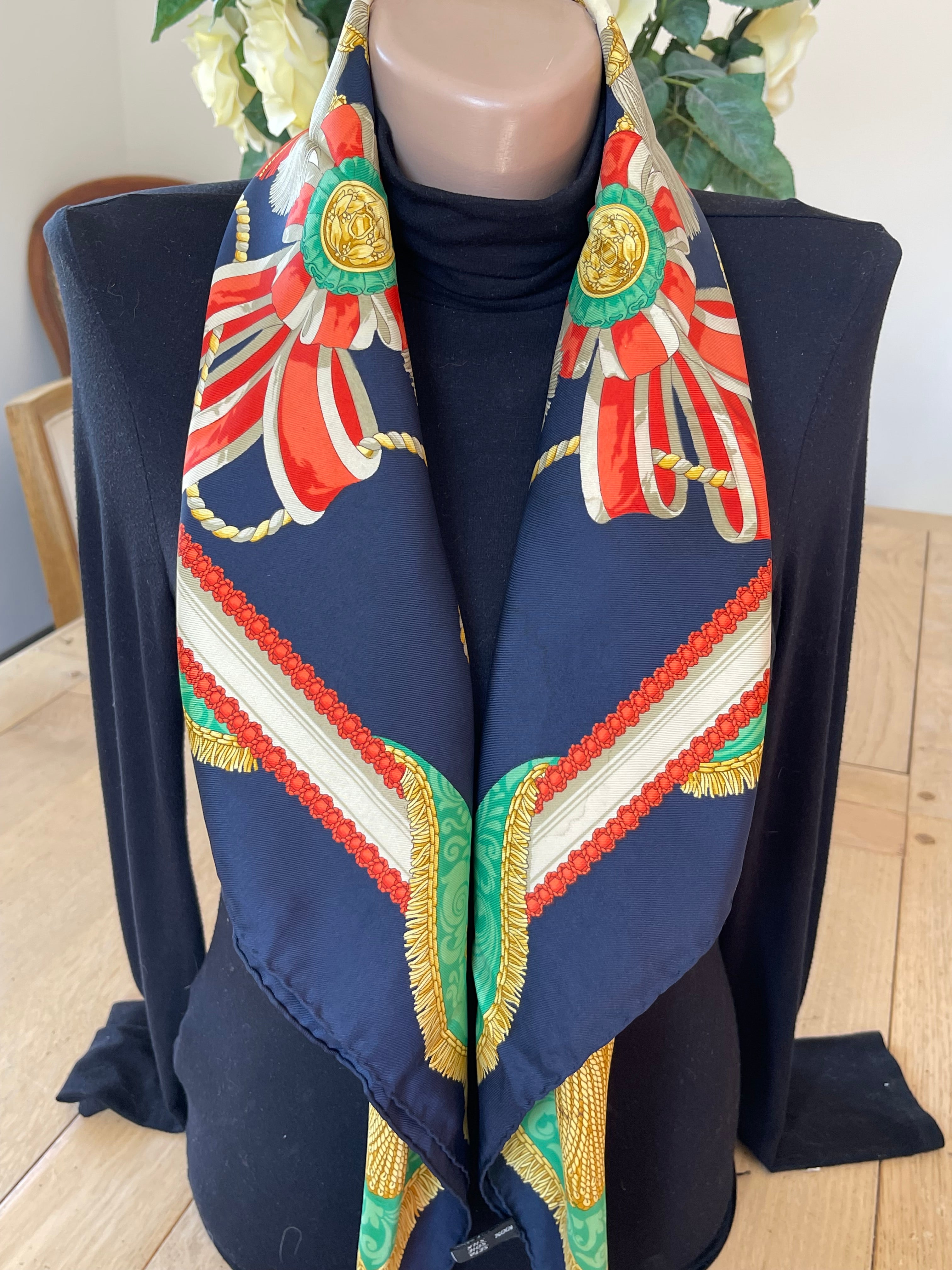 R DI RATTI foulard carré schal sjaal seide soie silk