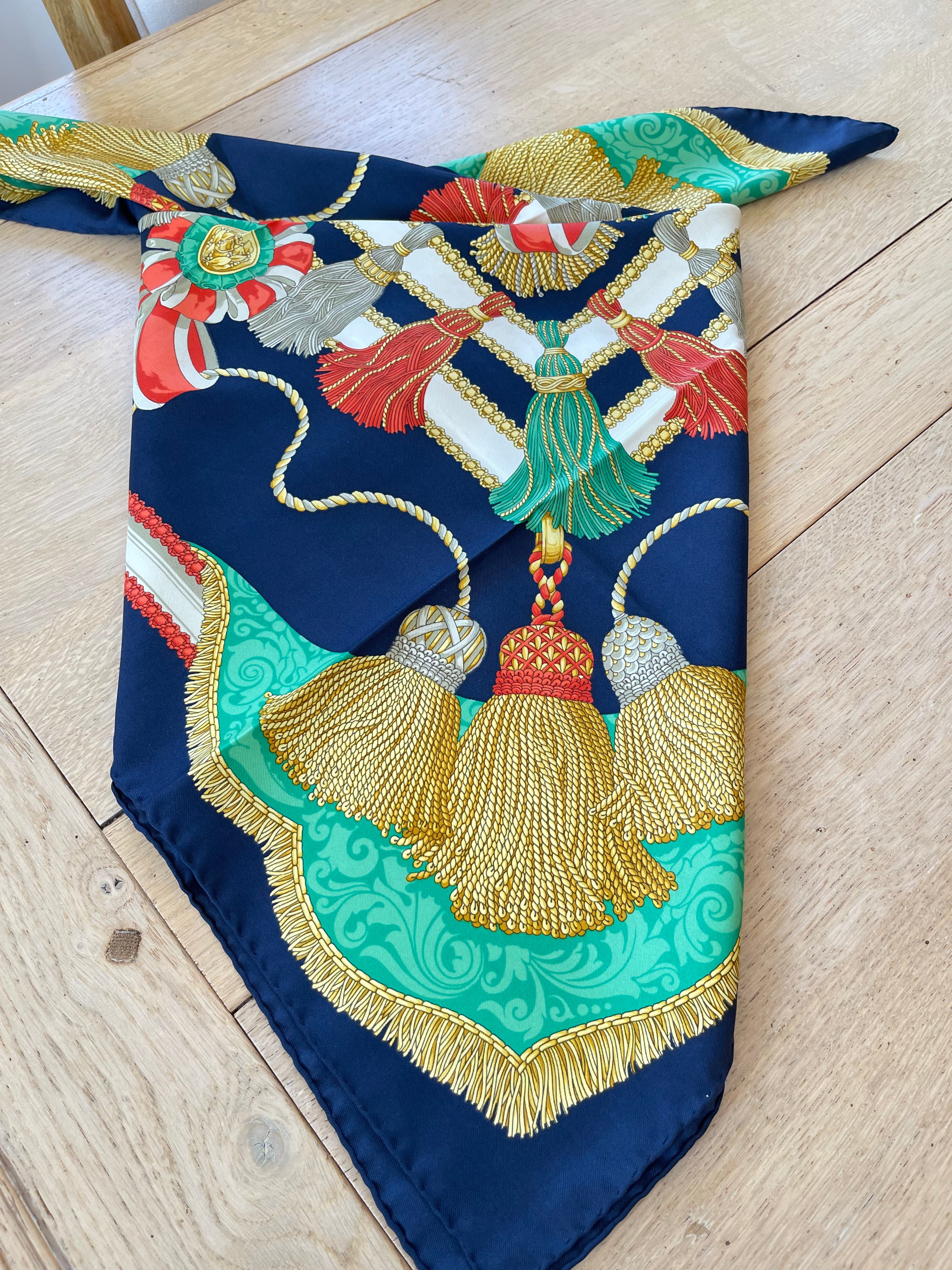 R DI RATTI foulard carré schal sjaal seide soie silk