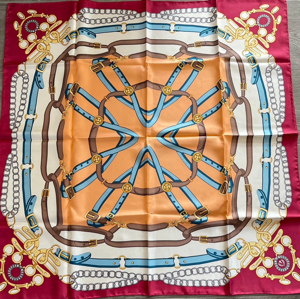 Joop! Foulard carré scarf seide soie silk