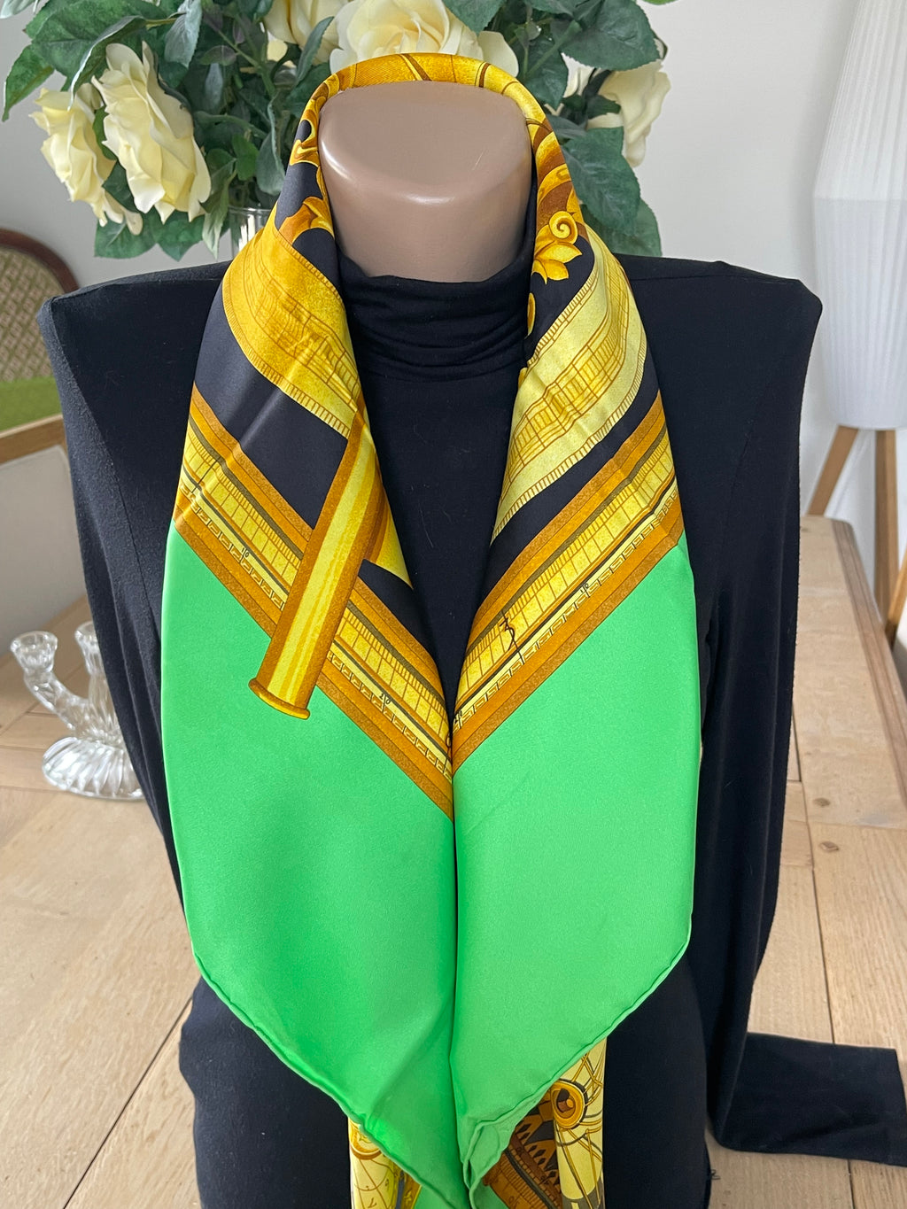 LEONARD carré foulard schal sjaal silk soie seide