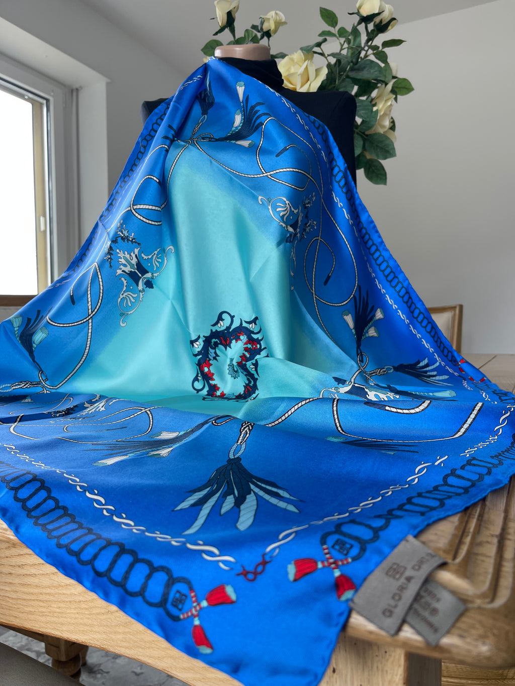 Gloria Ortiz carré foulard schal sjaal seide silk soie