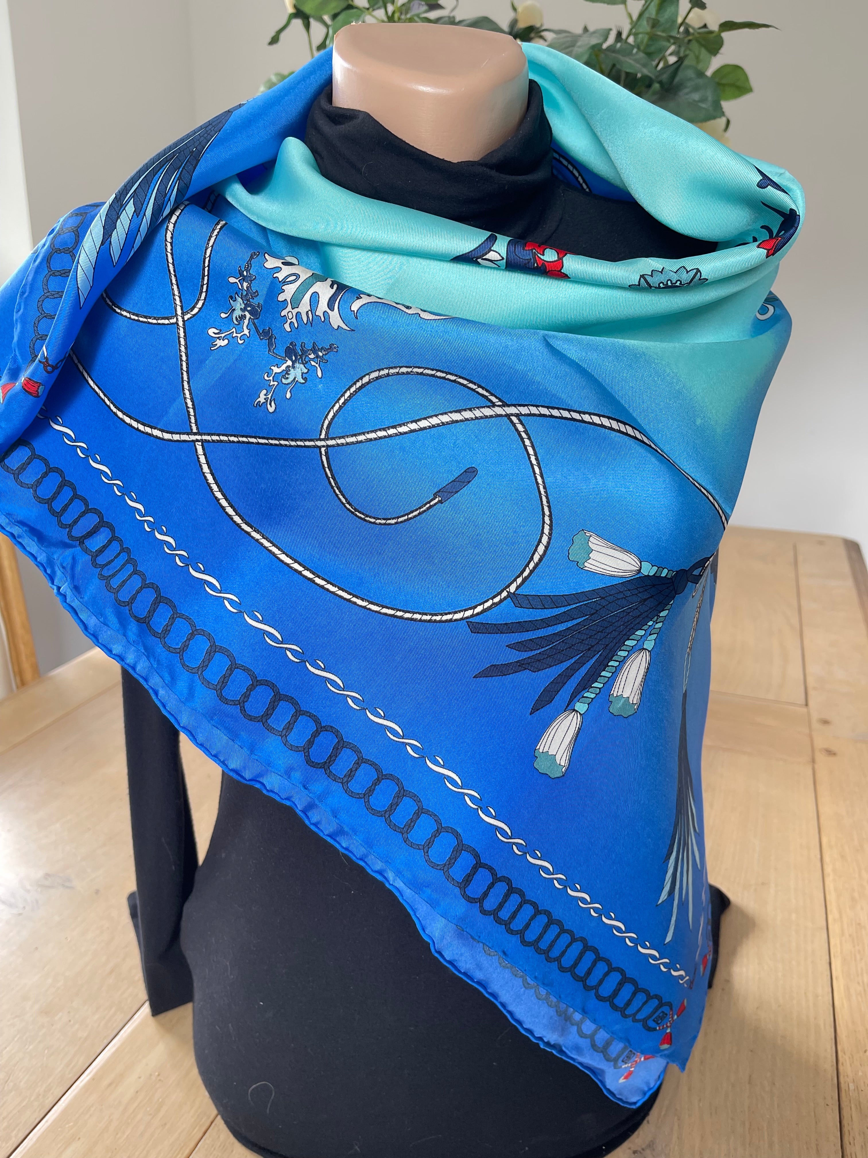 Gloria Ortiz carré foulard schal sjaal seide silk soie