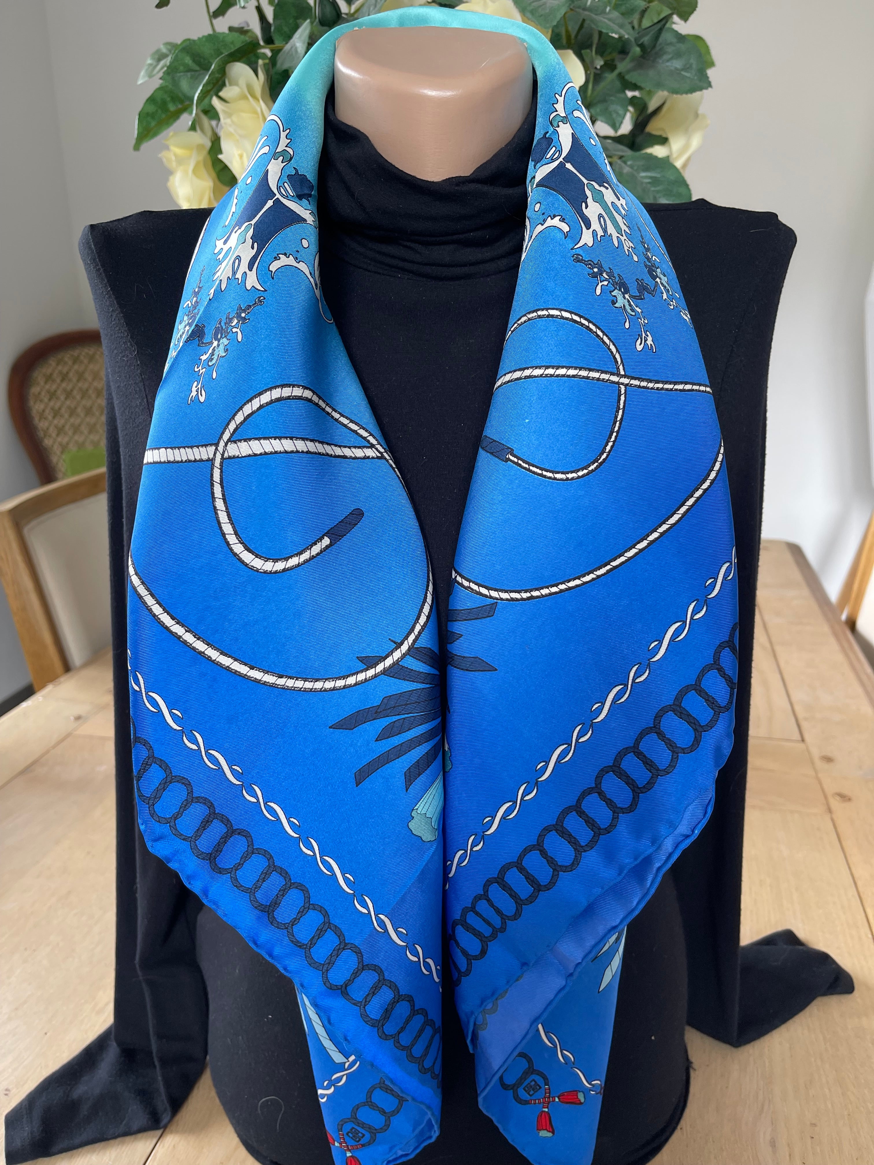 Gloria Ortiz carré foulard schal sjaal seide silk soie