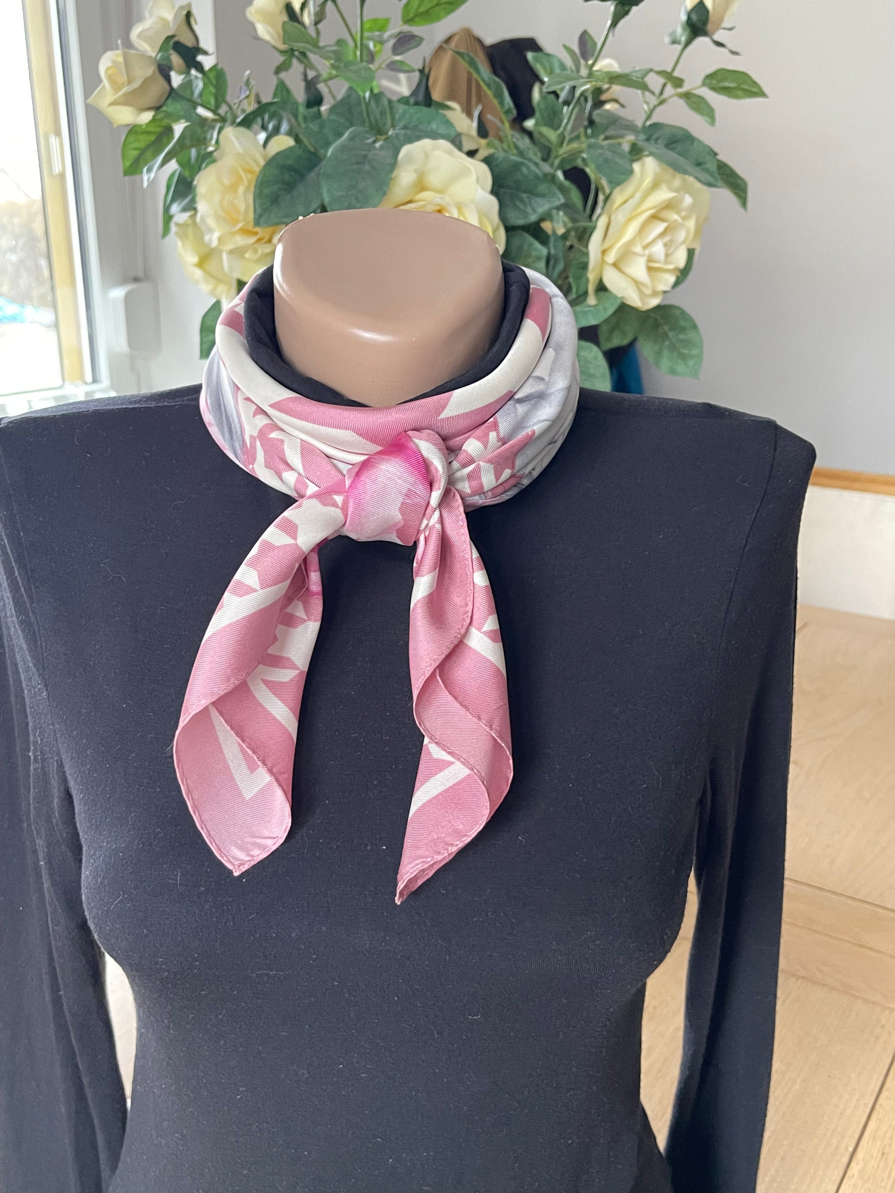 NINA RICCI carré schal foulard sjaal seide silk soie