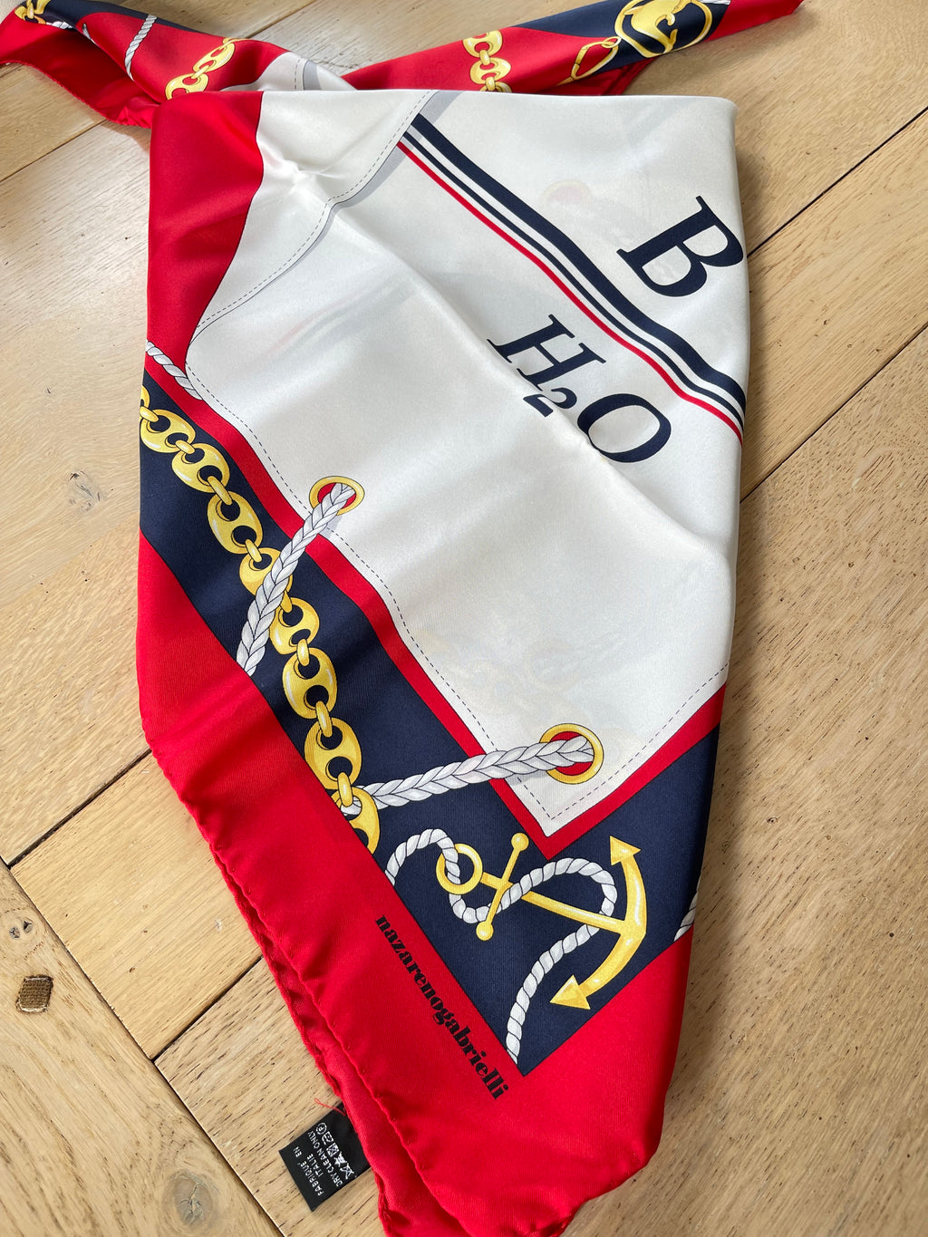 NAZARENO GABRIELLI foulard carré scarf schal sjaal seide soie silk