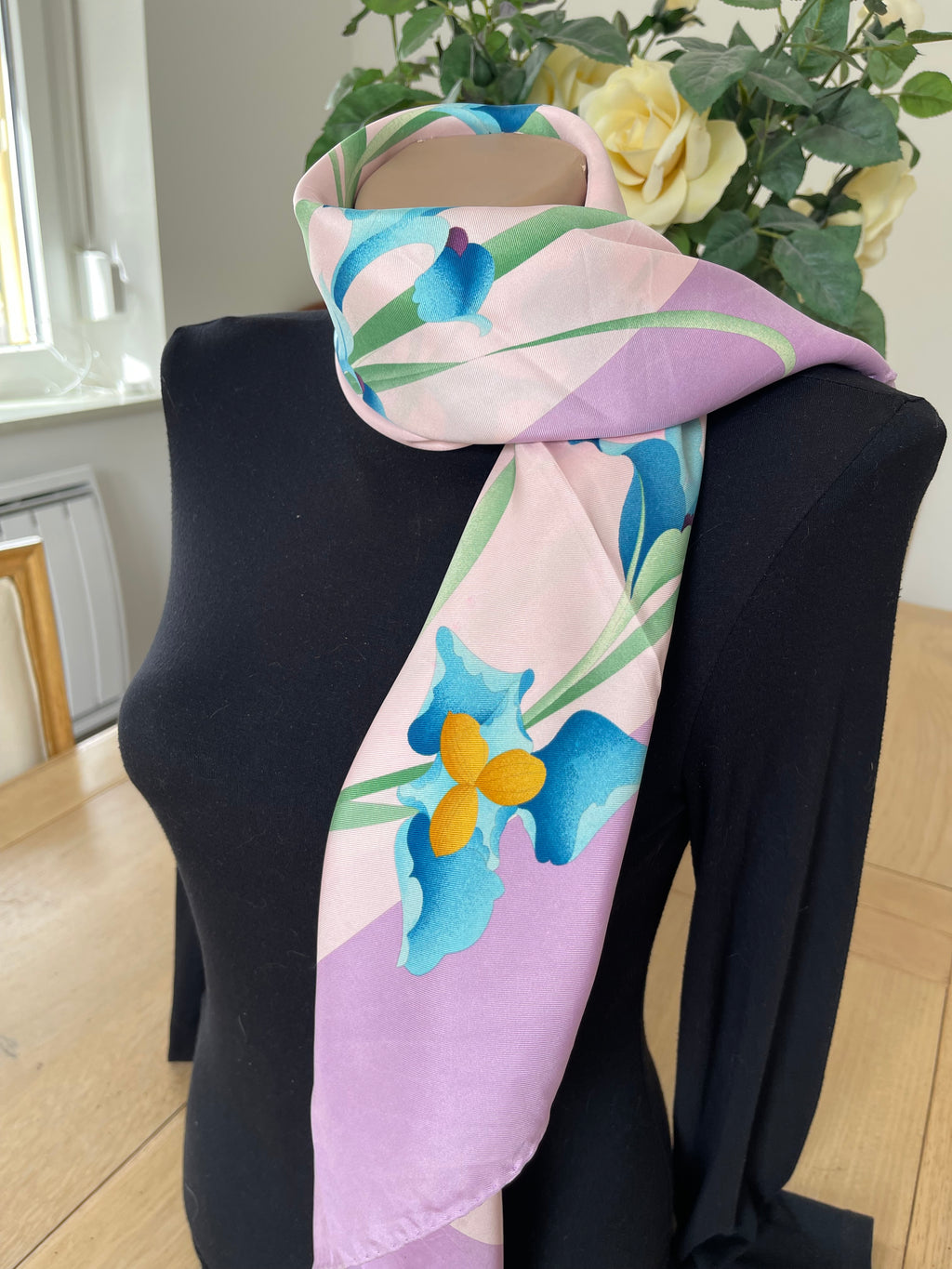 LEONARD foulard carré scarf schal sjaal seide soie silk seta