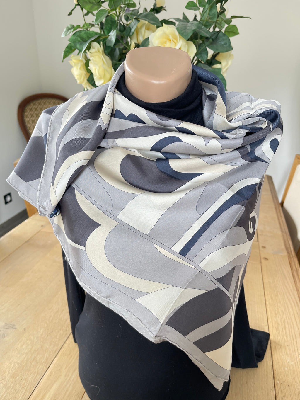 Foulard carré schal sjaal silk seide soie
