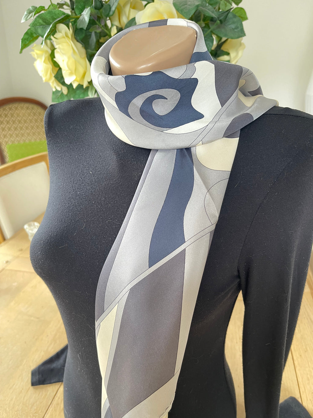 Foulard carré schal sjaal silk seide soie