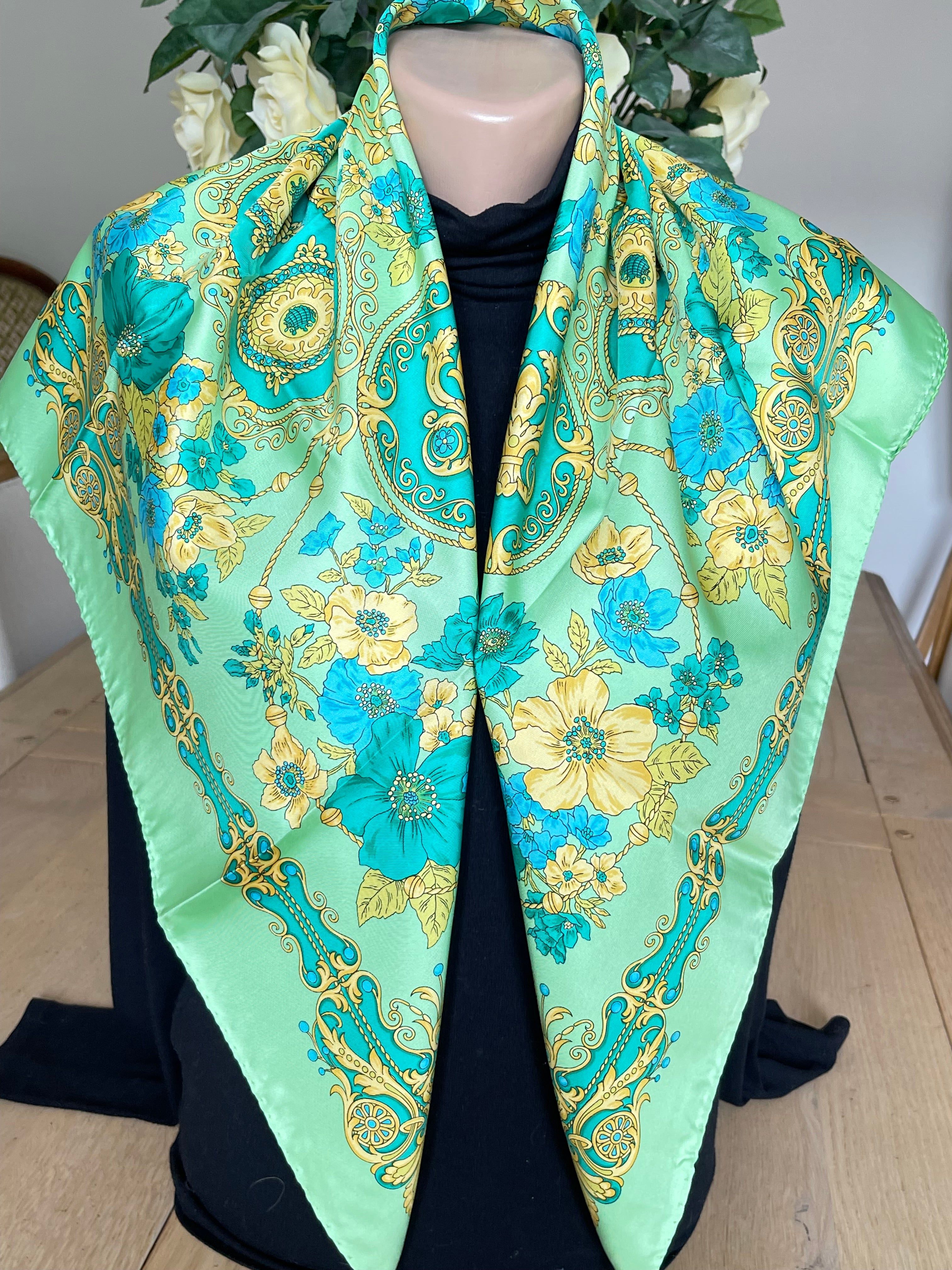 Paul Verlaine carré foulard schal sjaal seide silk soie