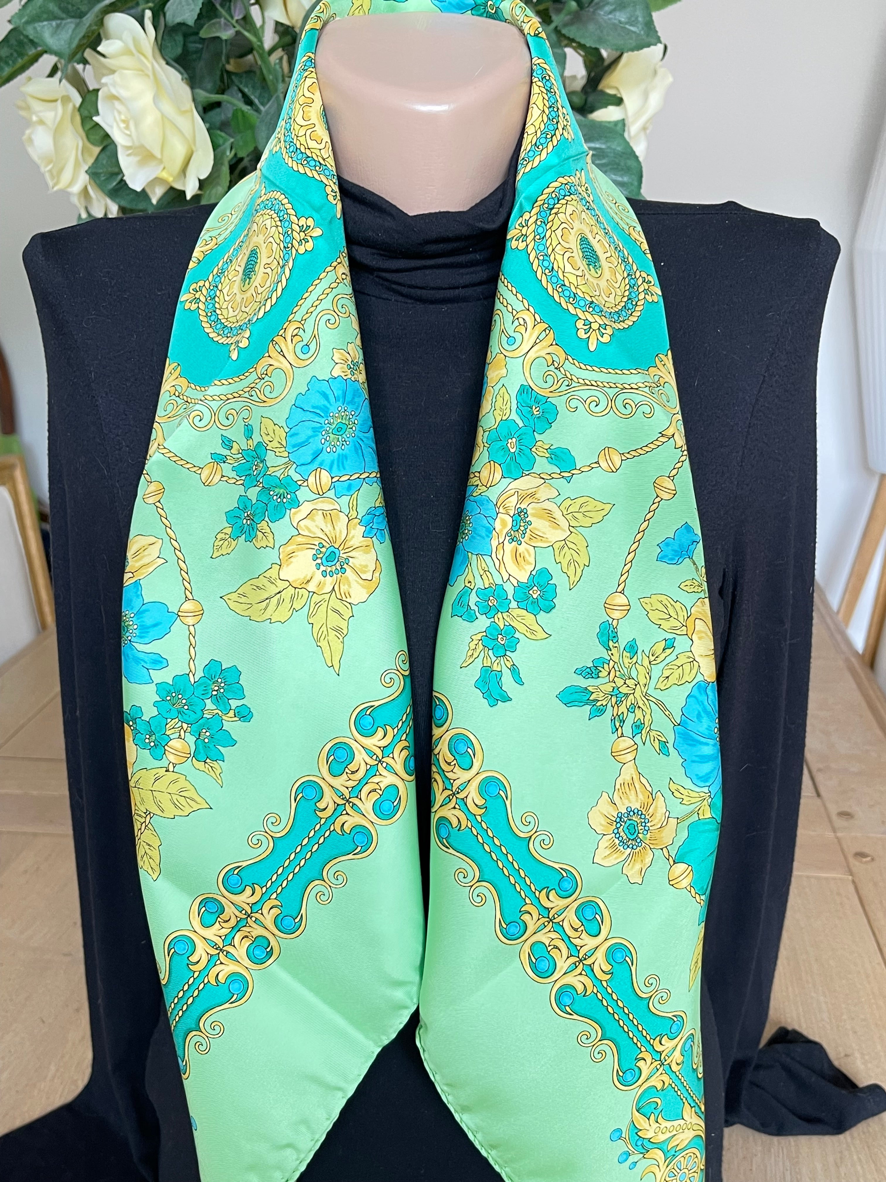 Paul Verlaine carré foulard schal sjaal seide silk soie