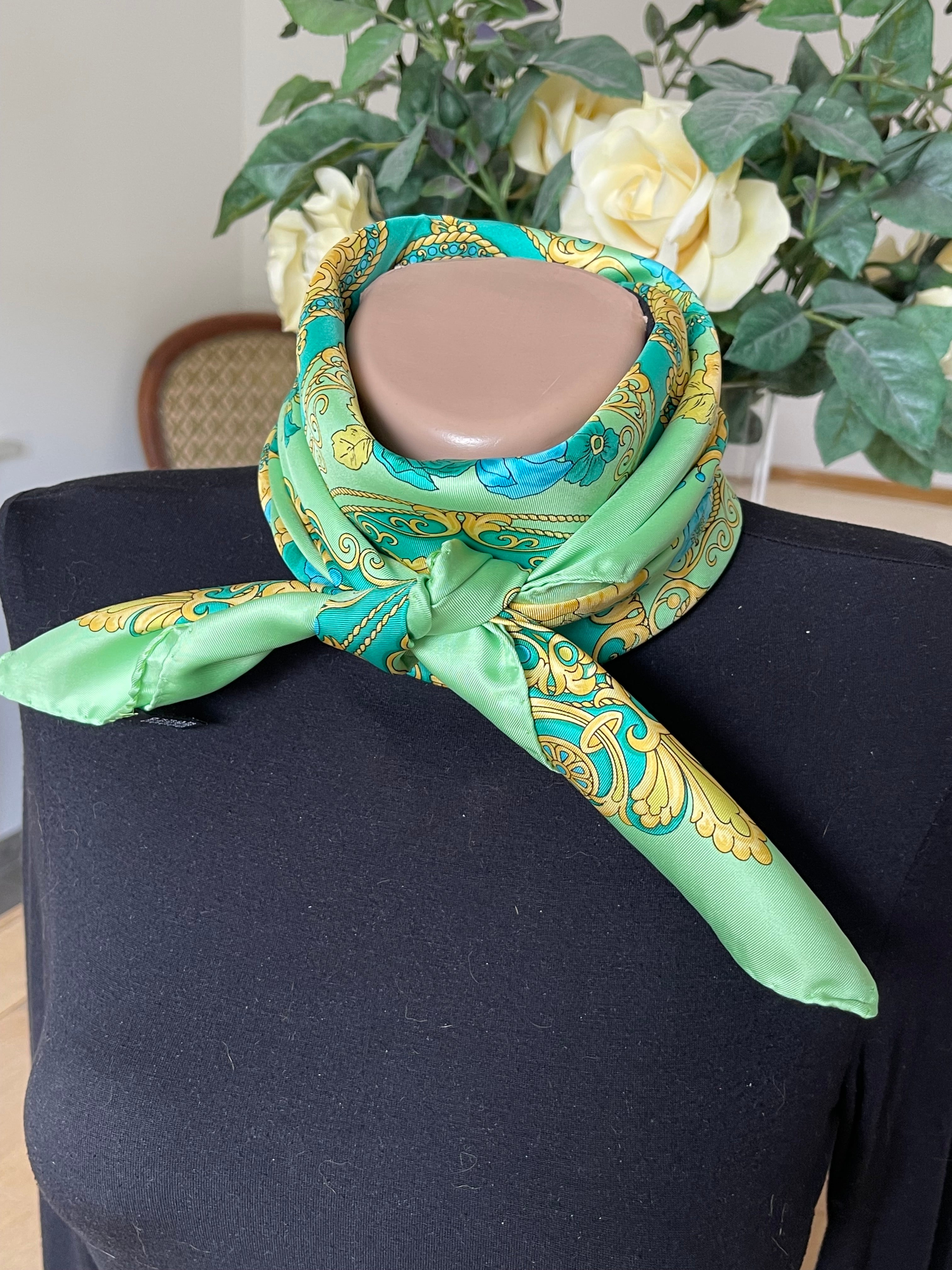 Paul Verlaine carré foulard schal sjaal seide silk soie