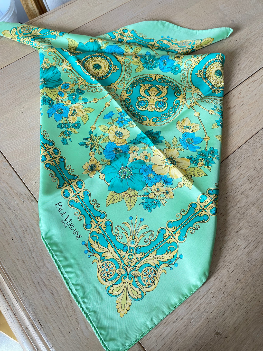 Paul Verlaine carré foulard schal sjaal seide silk soie