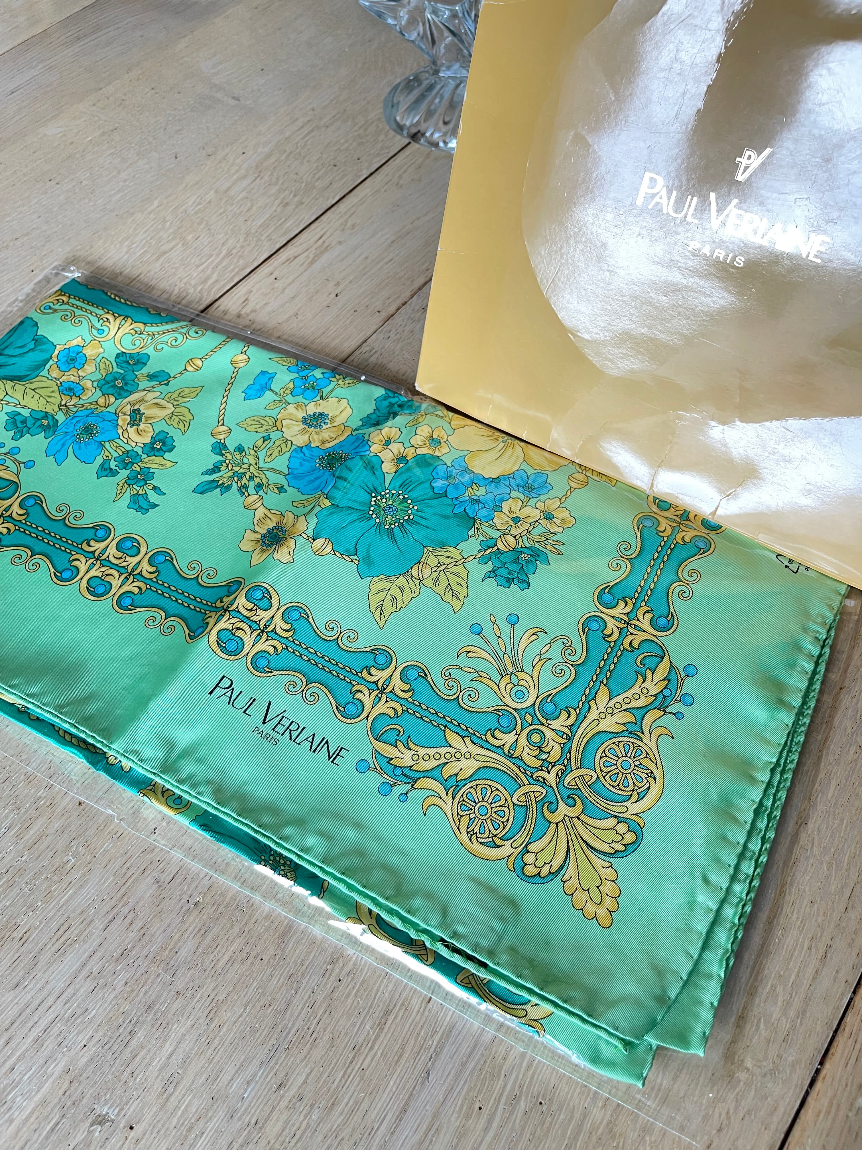 Paul Verlaine carré foulard schal sjaal seide silk soie