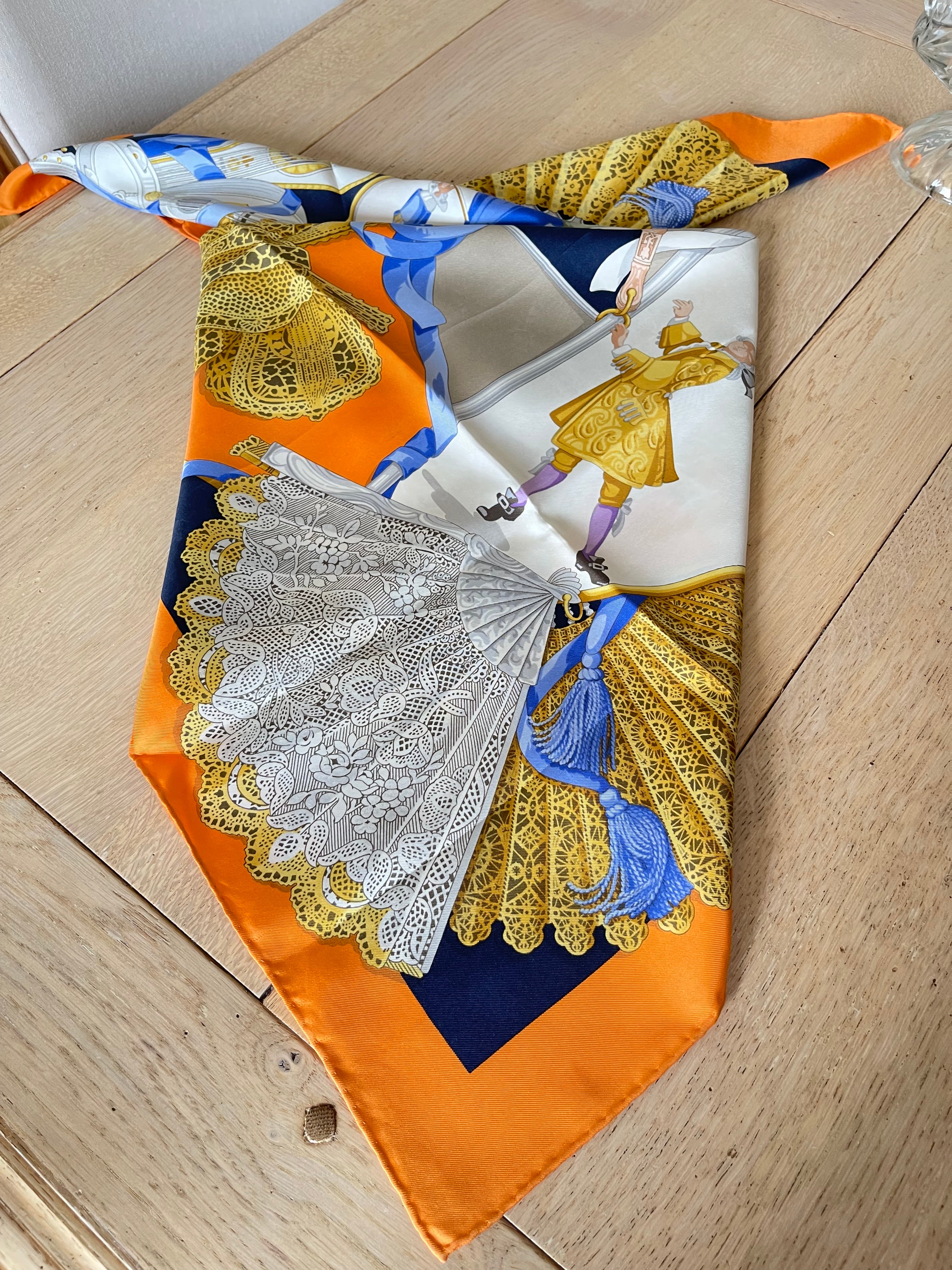 R di RATTI foulard carré schal sjaal seide soie silk
