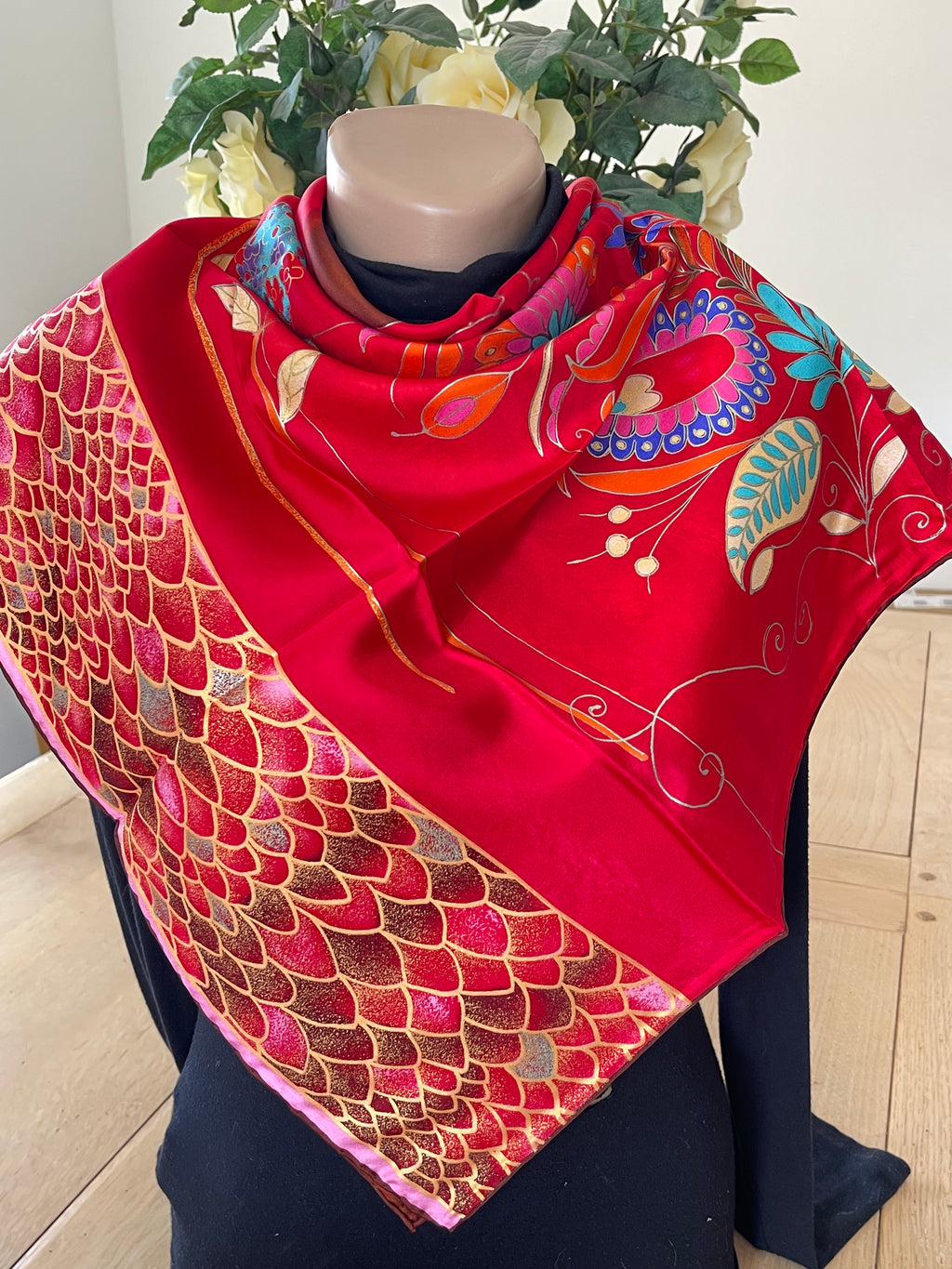 Torrente carré foulard schal sjaal seide silk soie