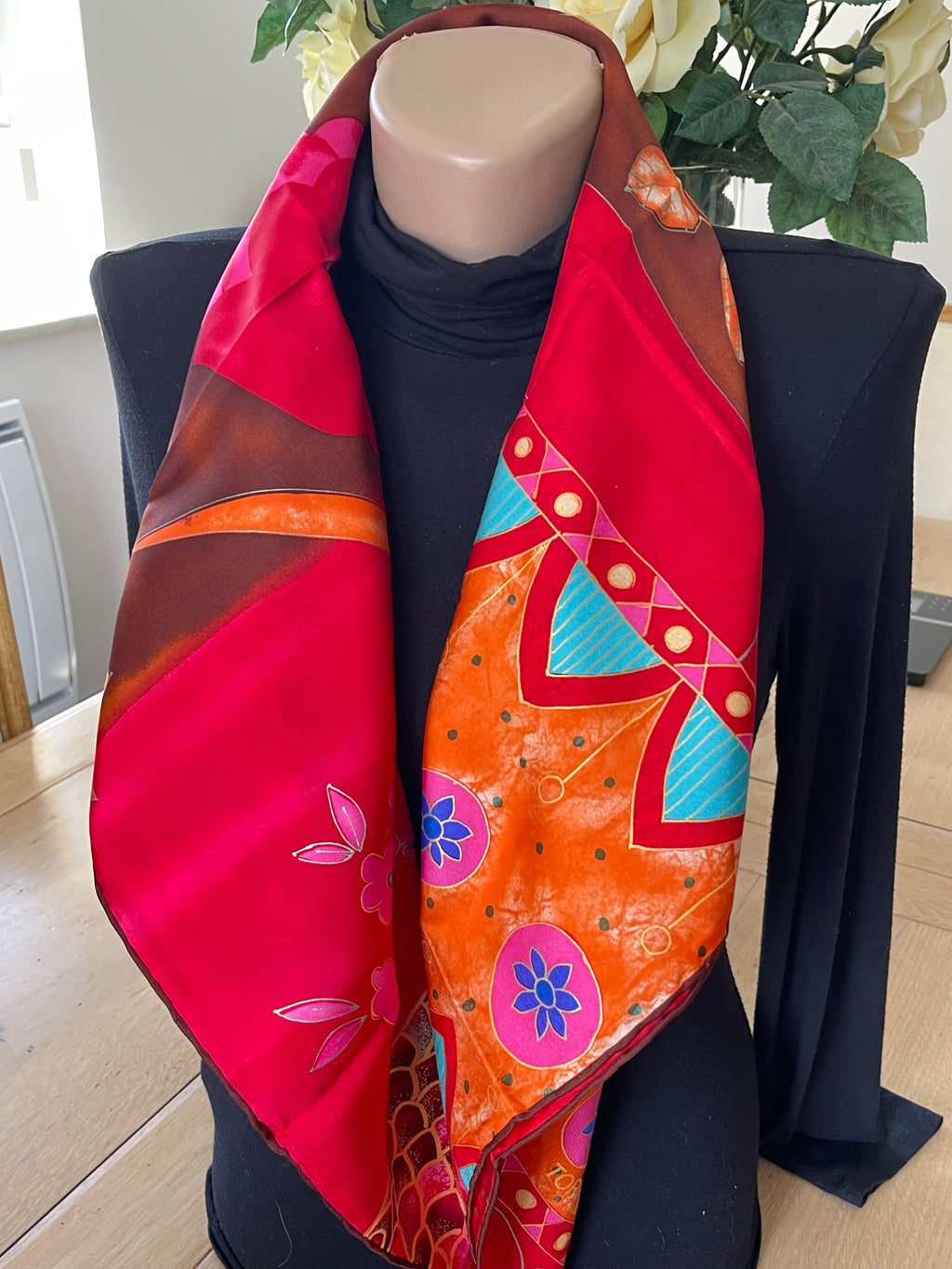 Torrente carré foulard schal sjaal seide silk soie