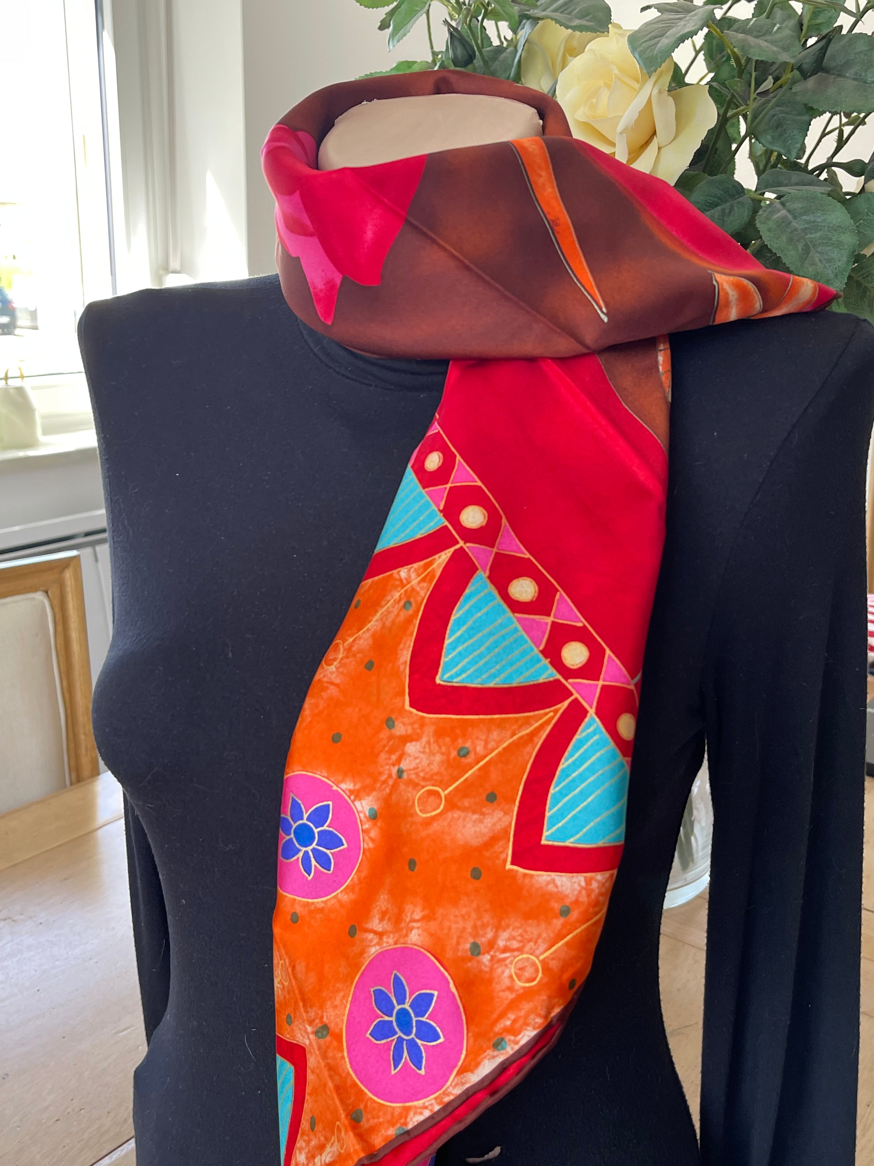 Torrente carré foulard schal sjaal seide silk soie
