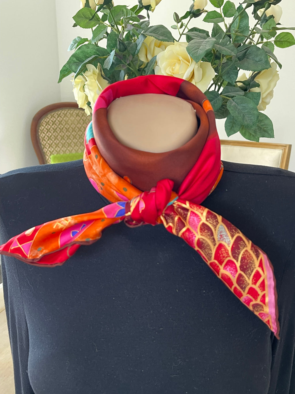 Torrente carré foulard schal sjaal seide silk soie