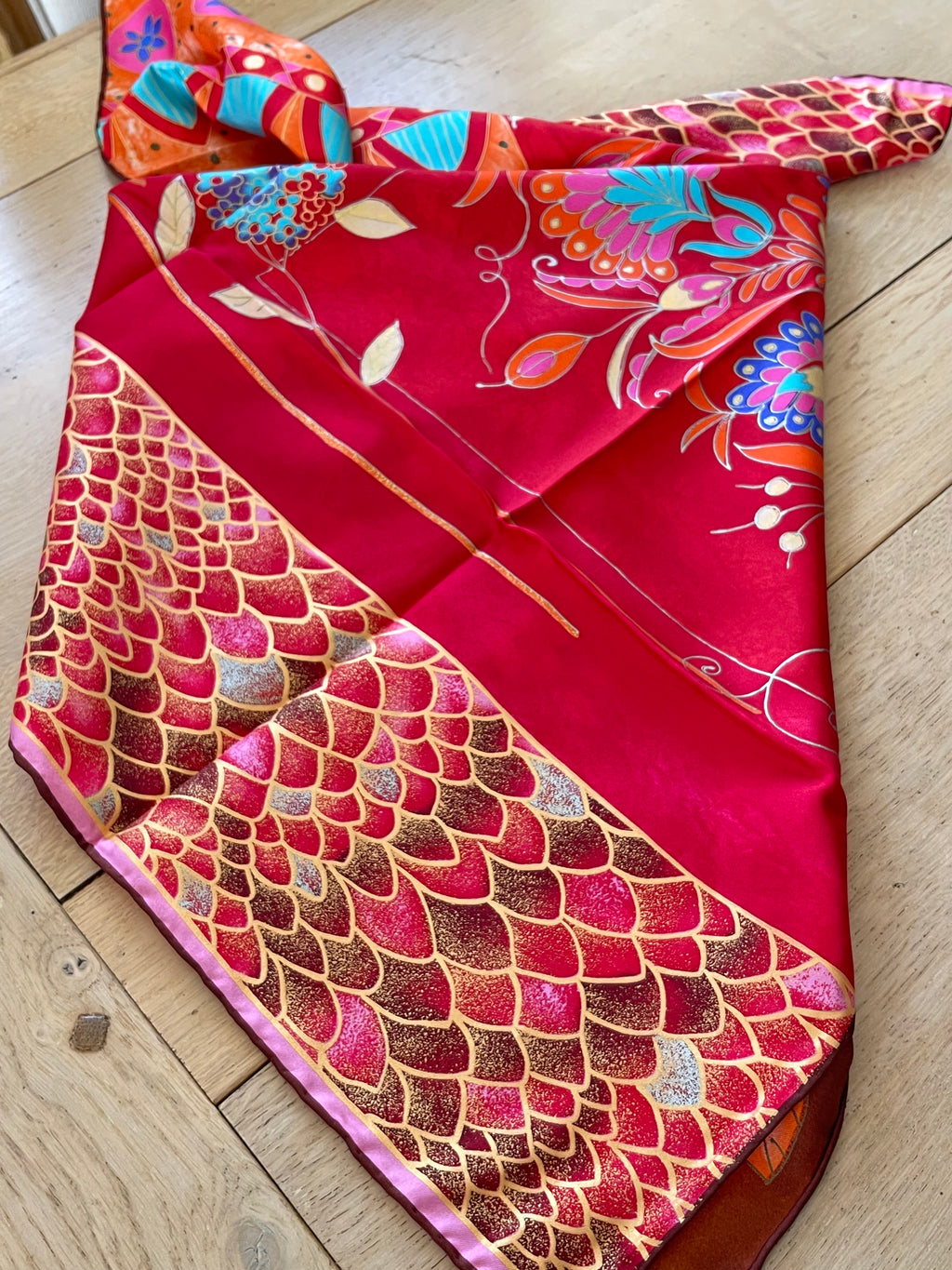 Torrente carré foulard schal sjaal seide silk soie
