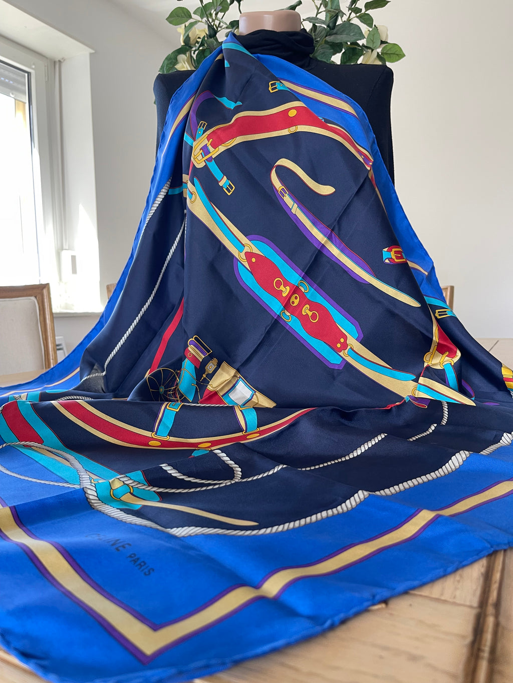 CELINE foulard carré schal sjaal seide silk soie