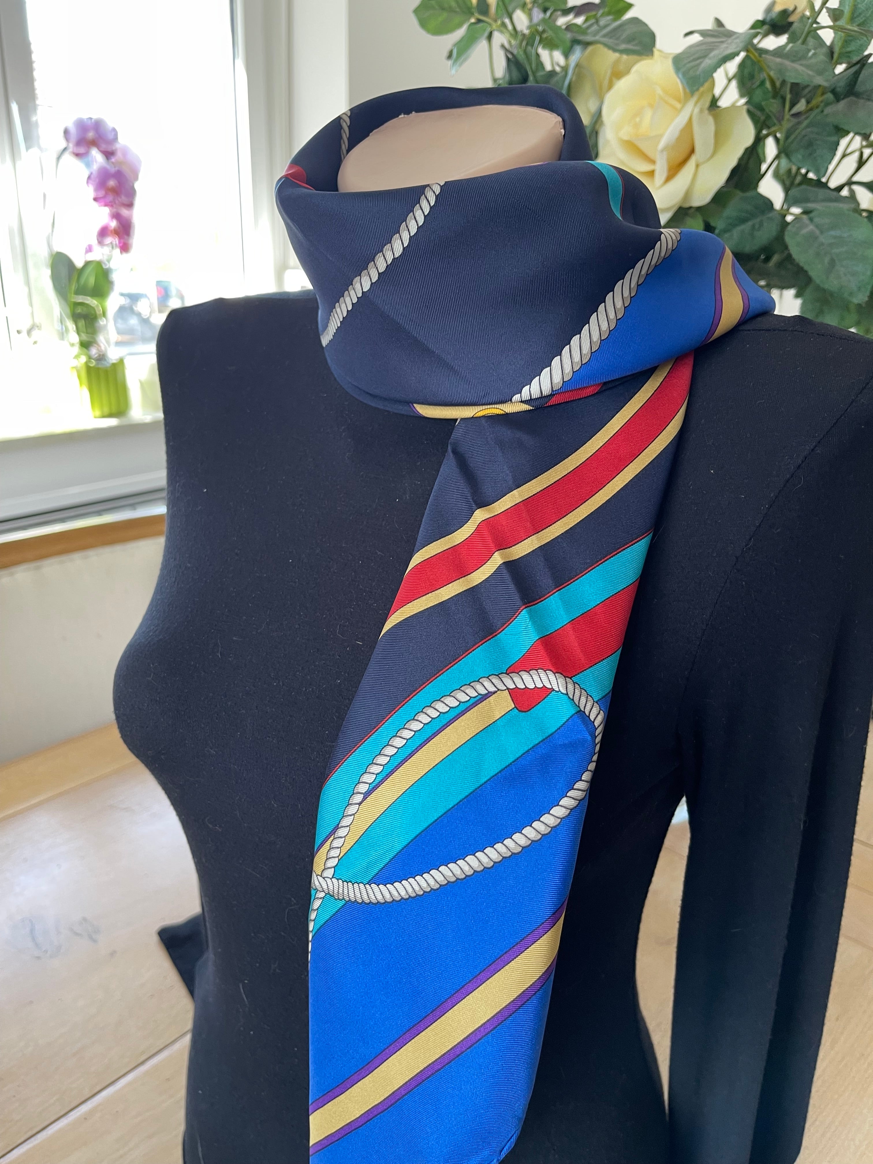 CELINE foulard carré schal sjaal seide silk soie