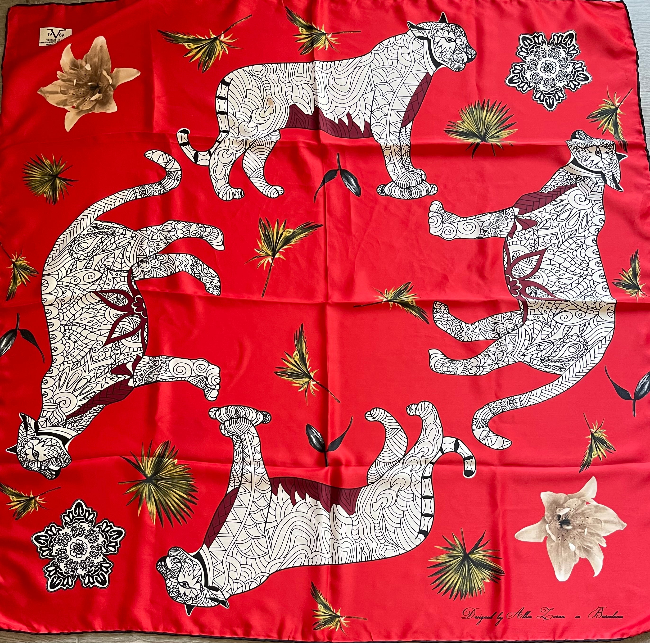 Vesace scarf carré foulard schal sjaal