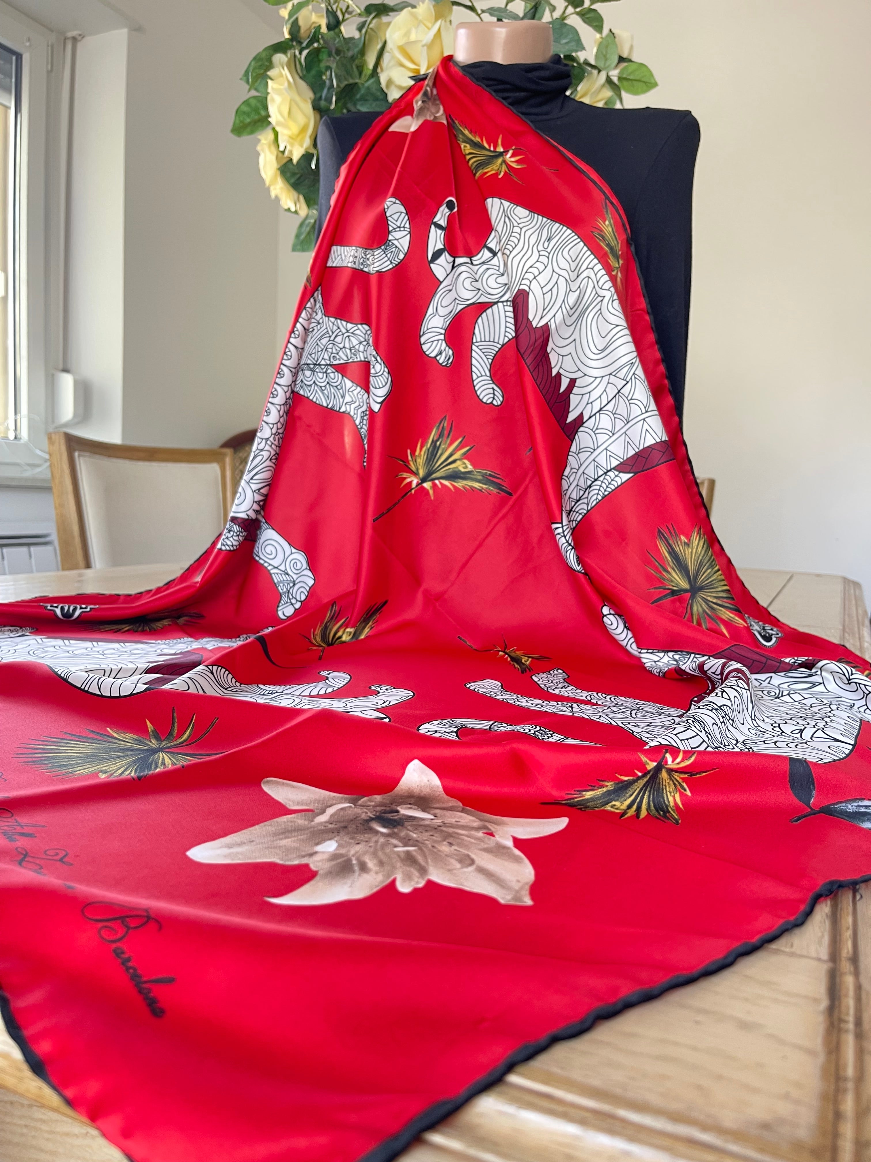 Vesace scarf carré foulard schal sjaal