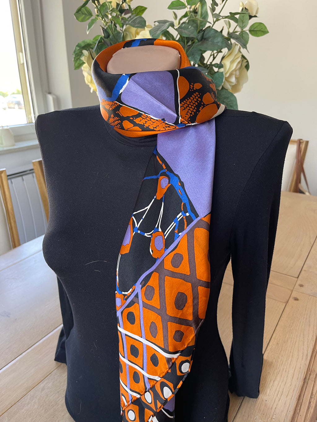 UNGARO foulard carré schal sjaal seide silk soie