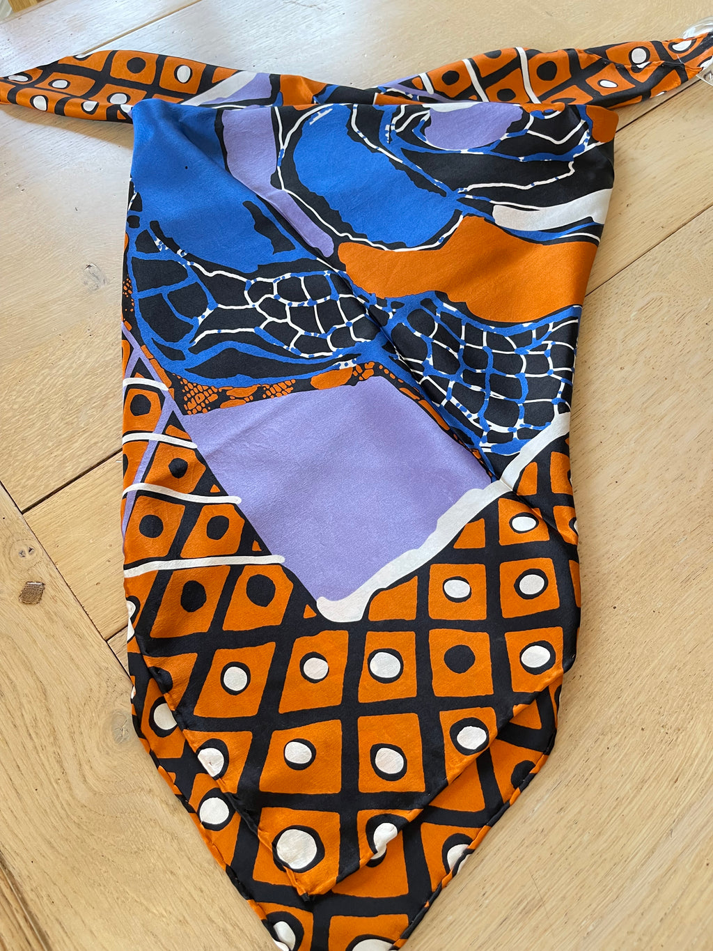 UNGARO foulard carré schal sjaal seide silk soie